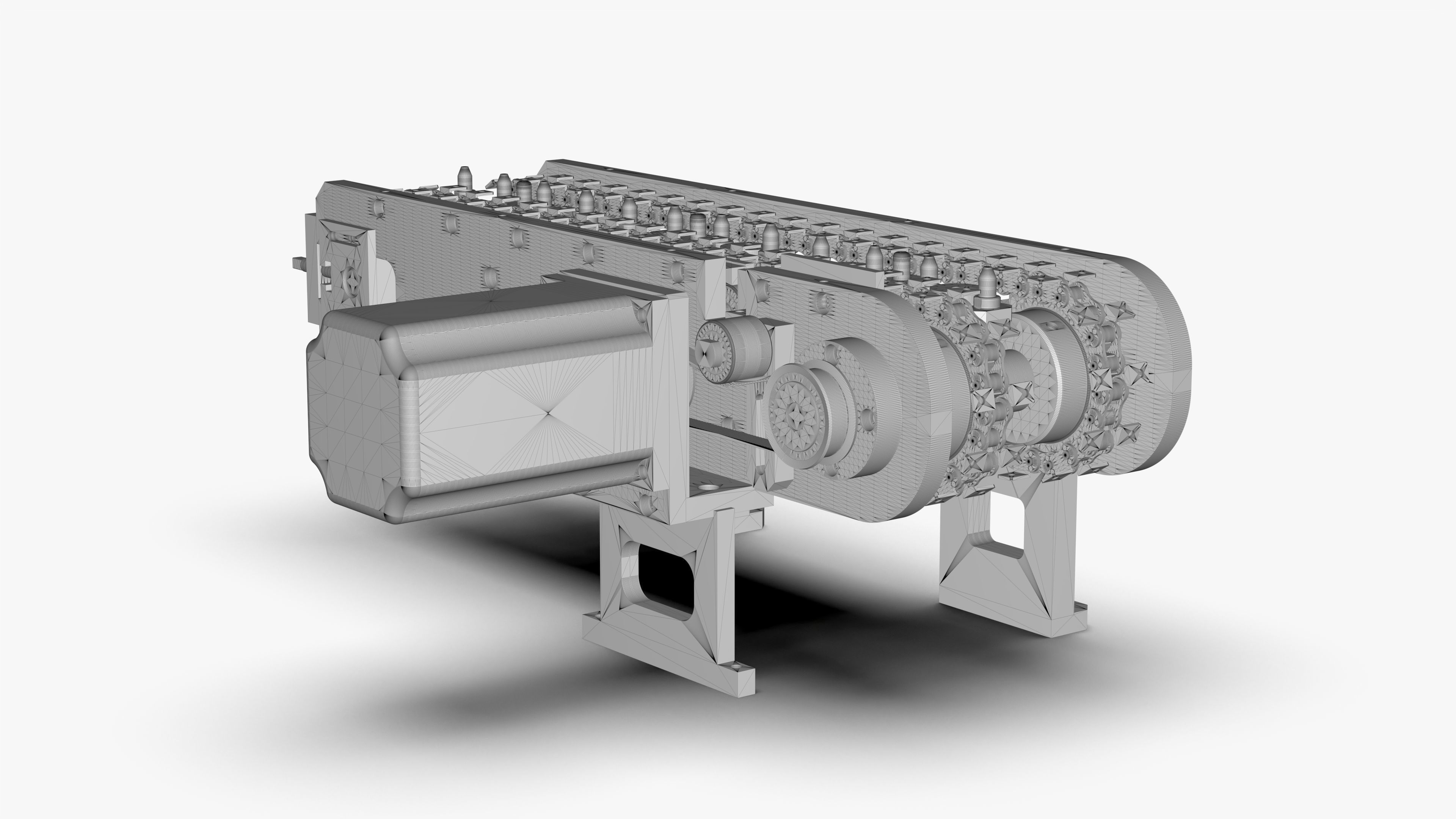 Small Chain Assembly Line 3D model_14