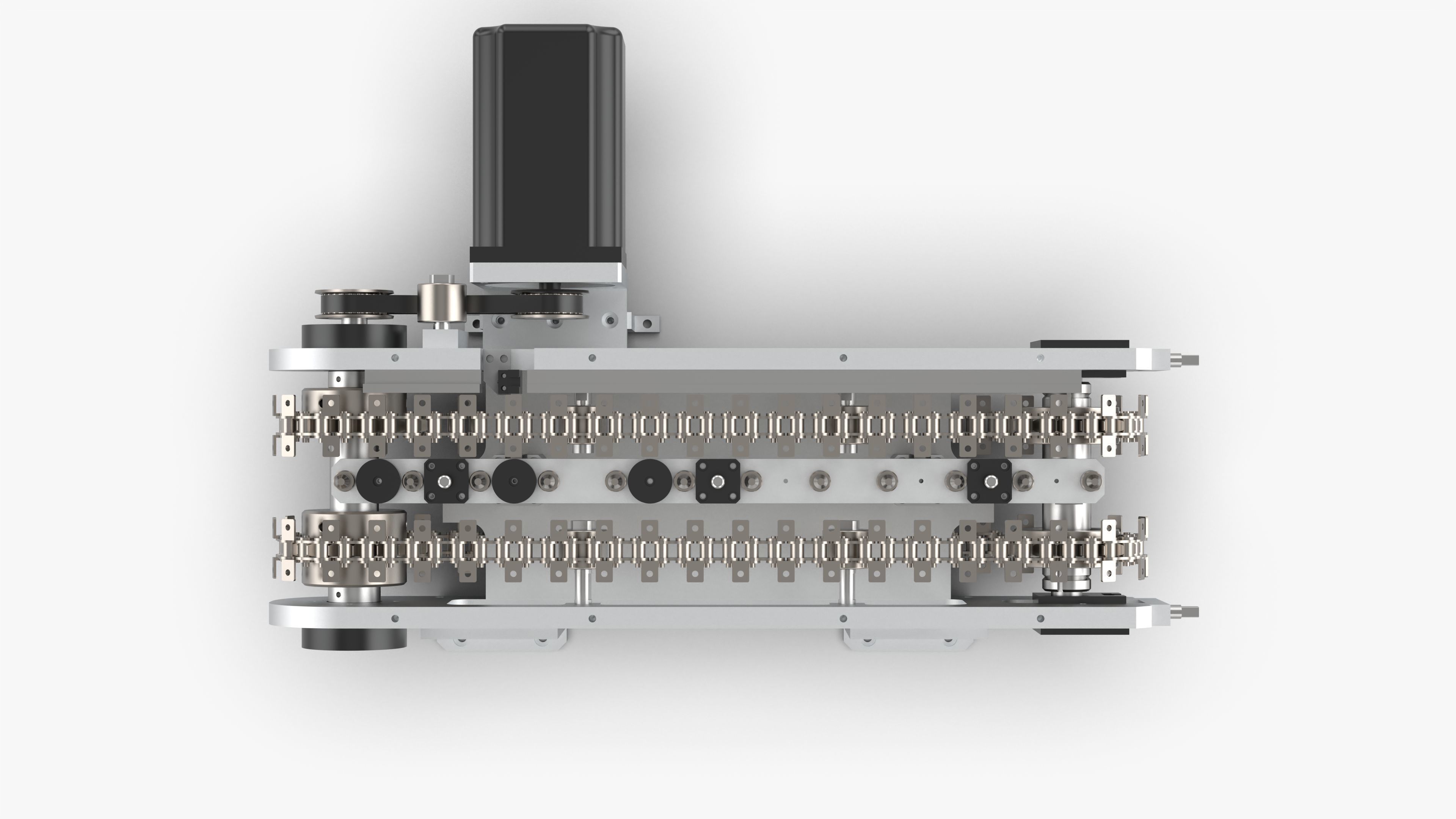 Small Chain Assembly Line 3D model_9
