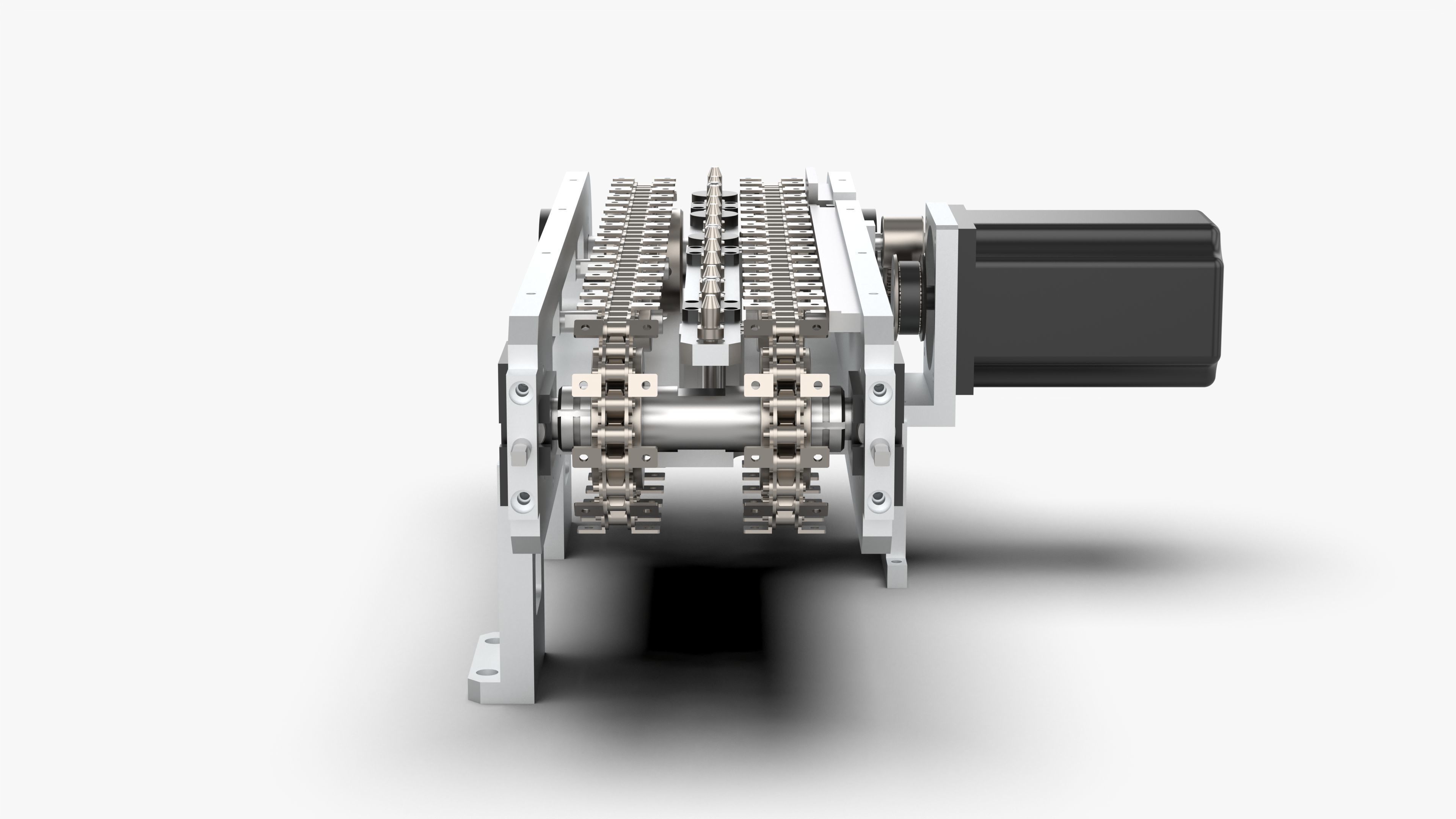 Small Chain Assembly Line 3D model_6