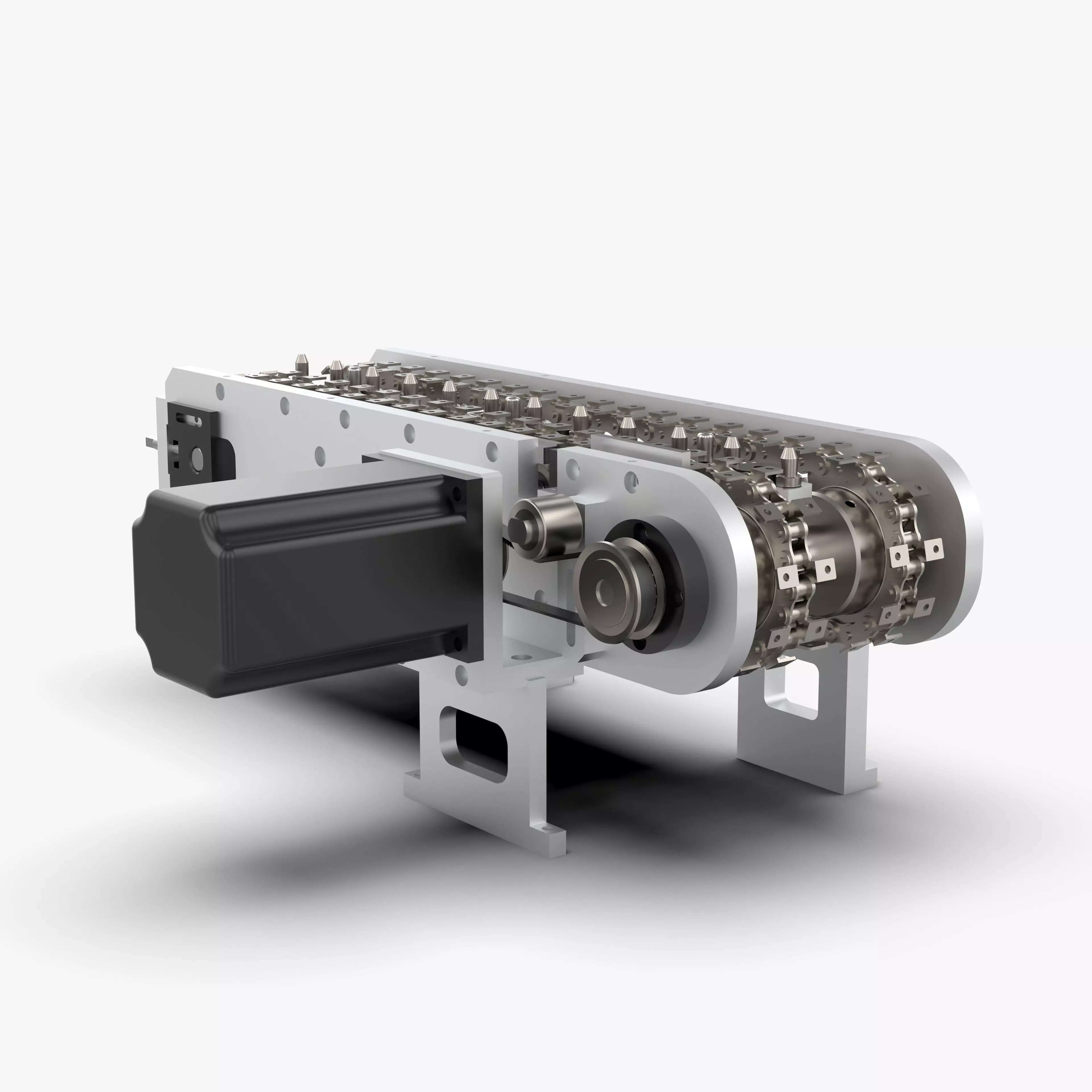 Small Chain Assembly Line 3D model_0