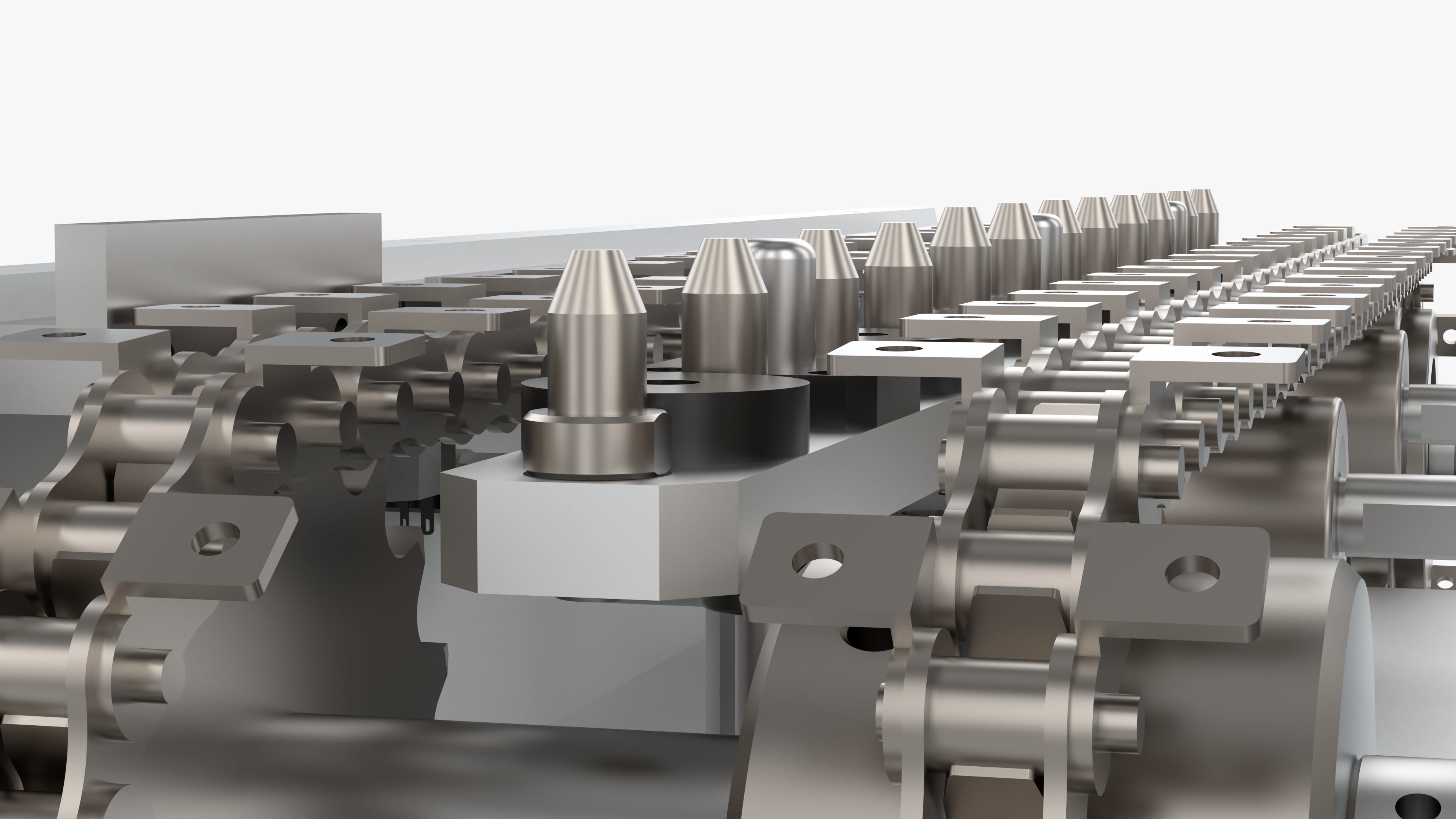 Small Chain Assembly Line 3D model_10