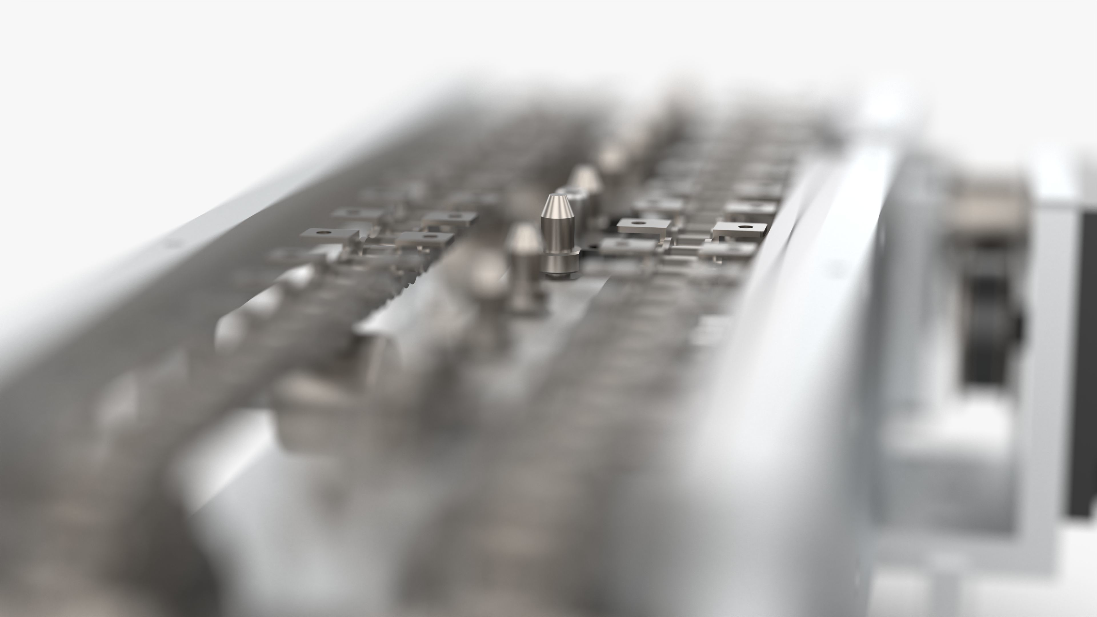 Small Chain Assembly Line 3D model_13