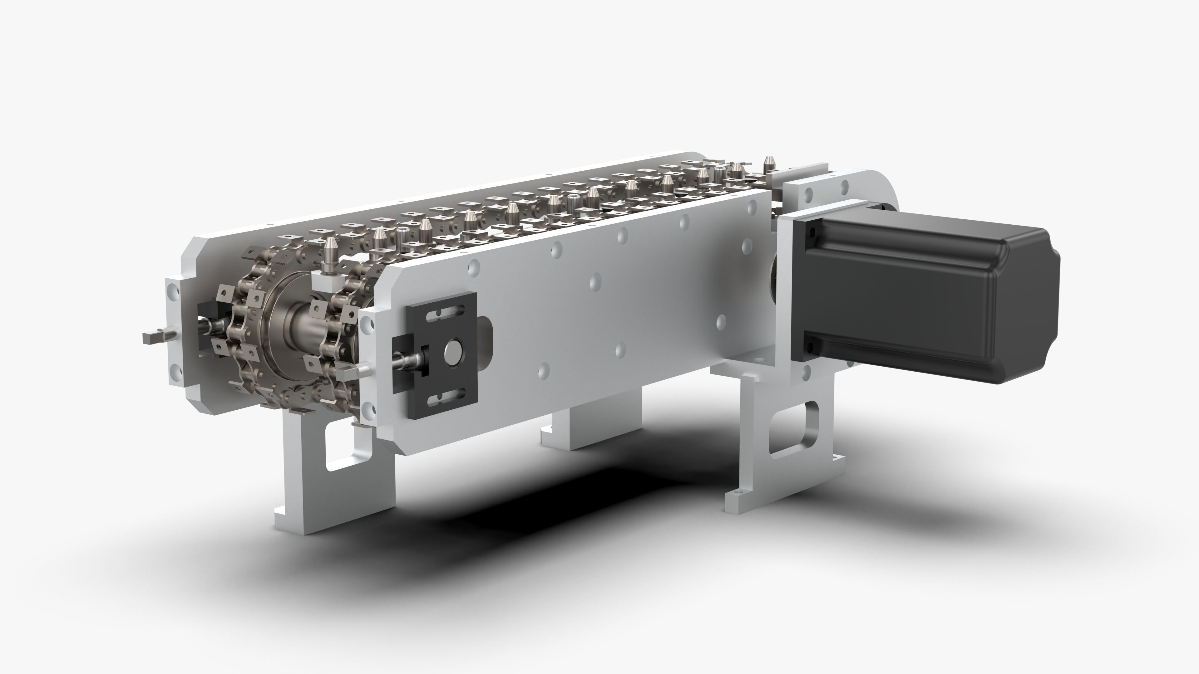 Small Chain Assembly Line 3D model_2