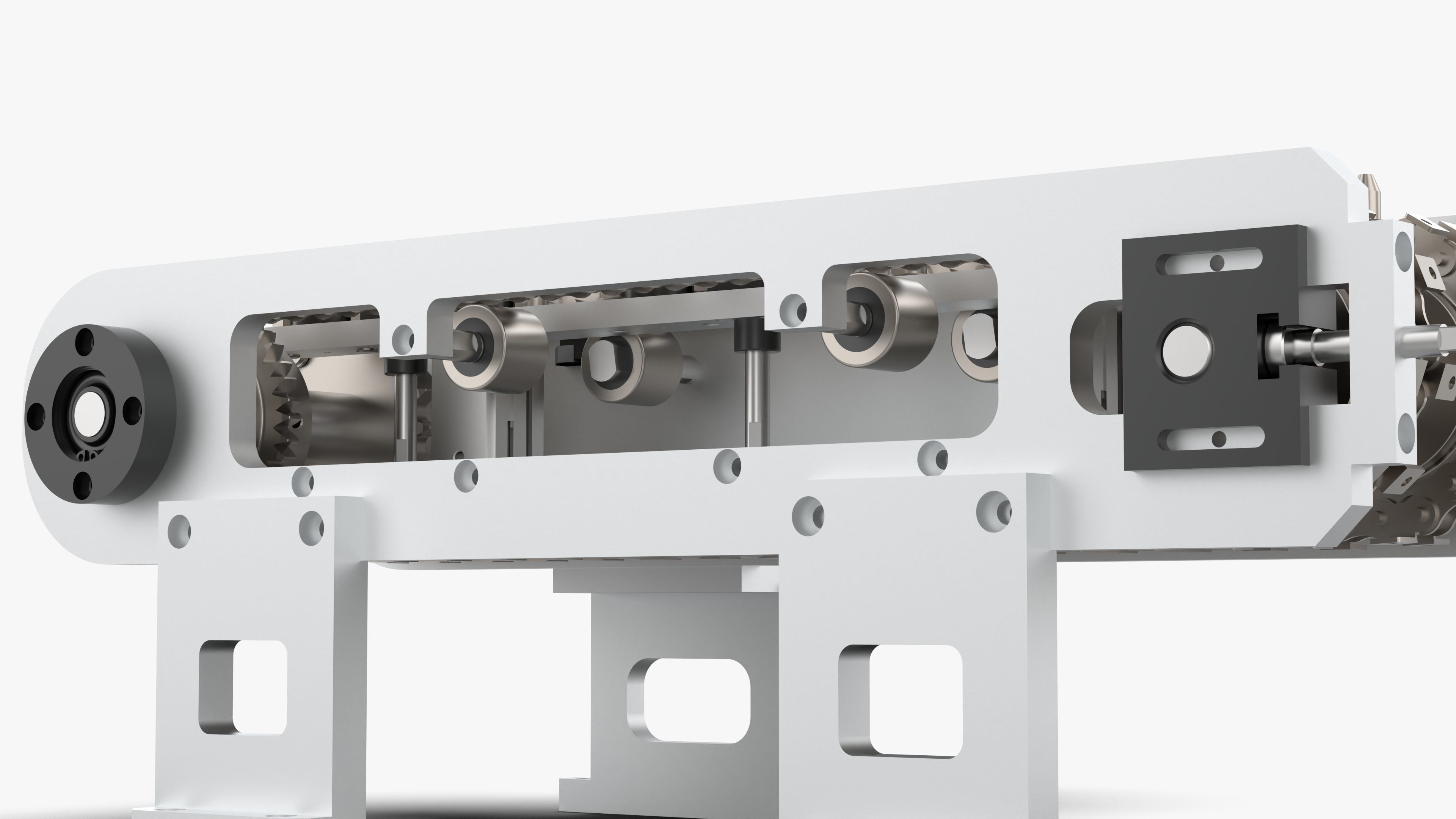 Small Chain Assembly Line 3D model_12