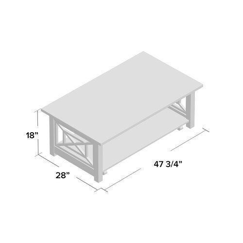 Upton Cheyney Coffee Designer Table 3D model_1