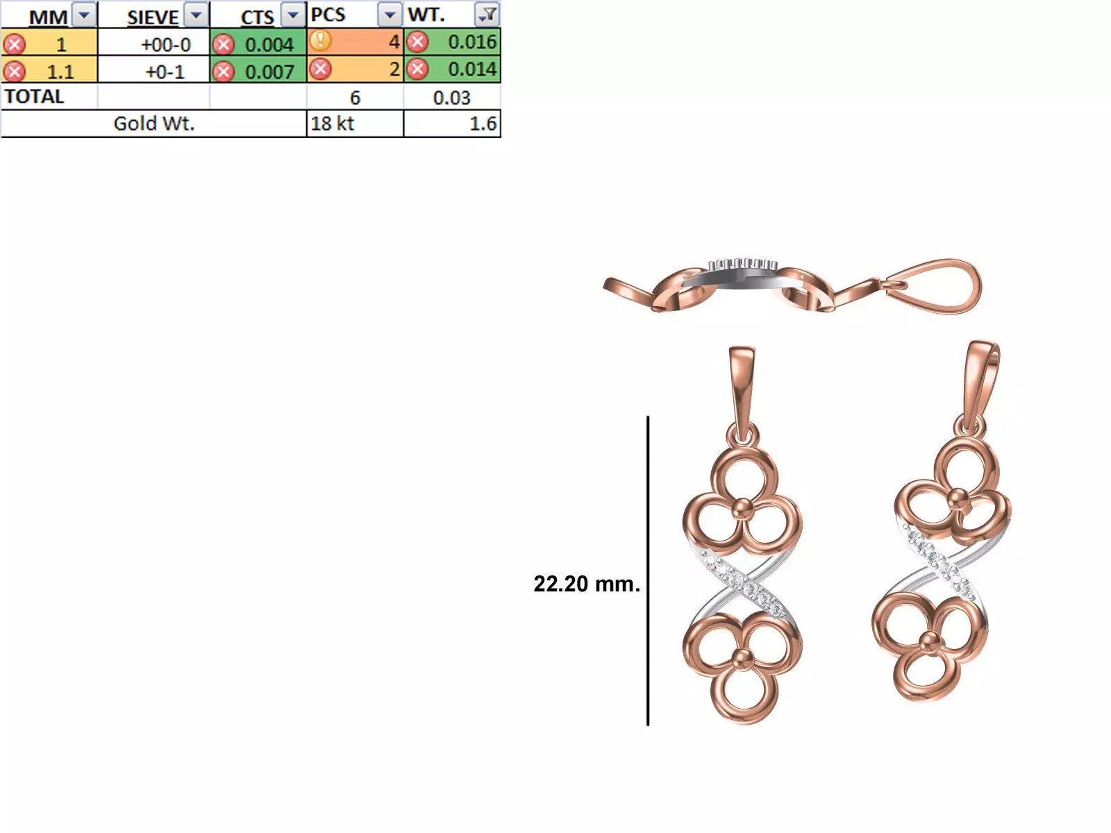 Light Weight Pendant STL OBJ FBX JCD Details 3D print model_0