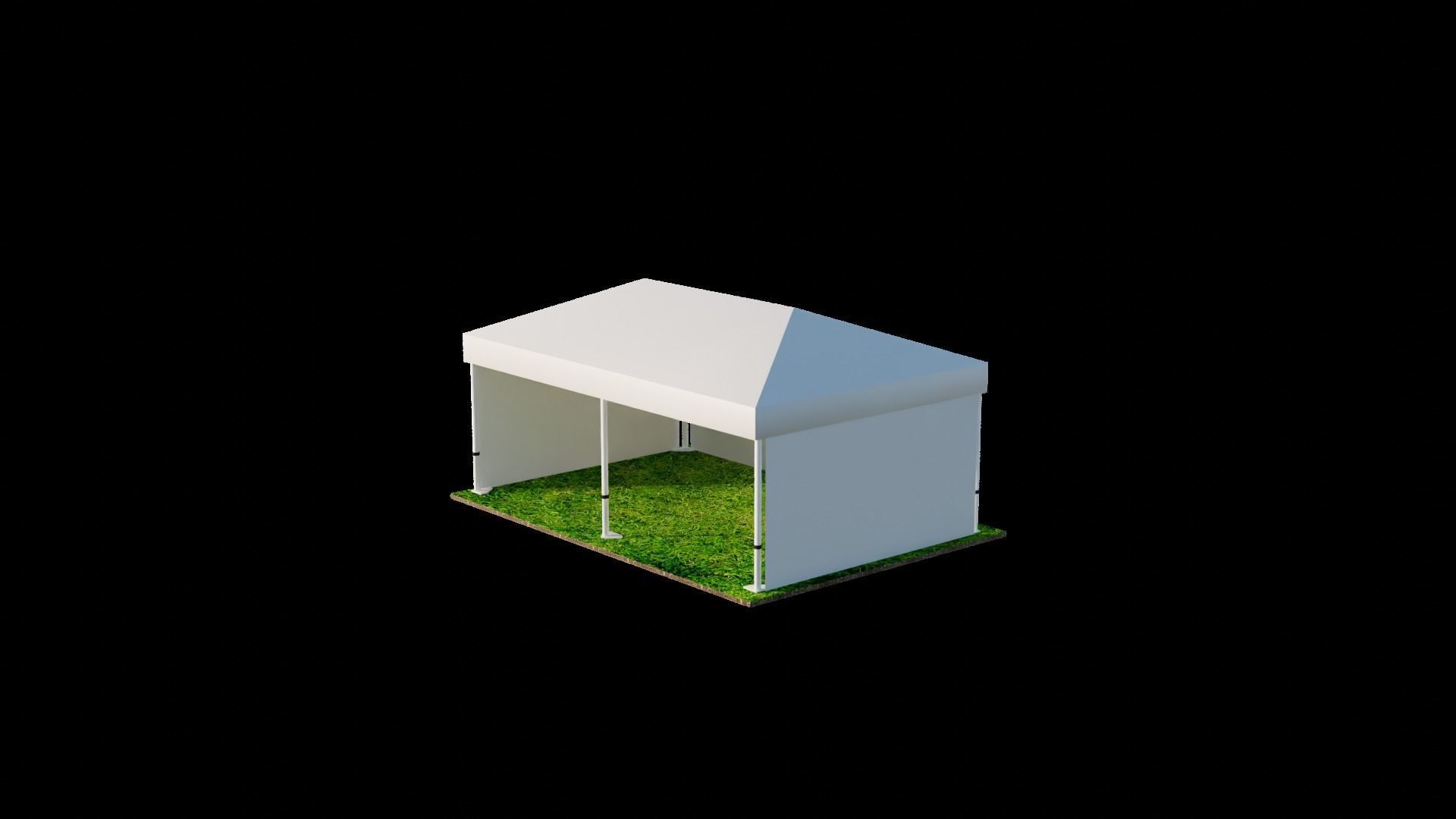prefabricated tent 3D model_5