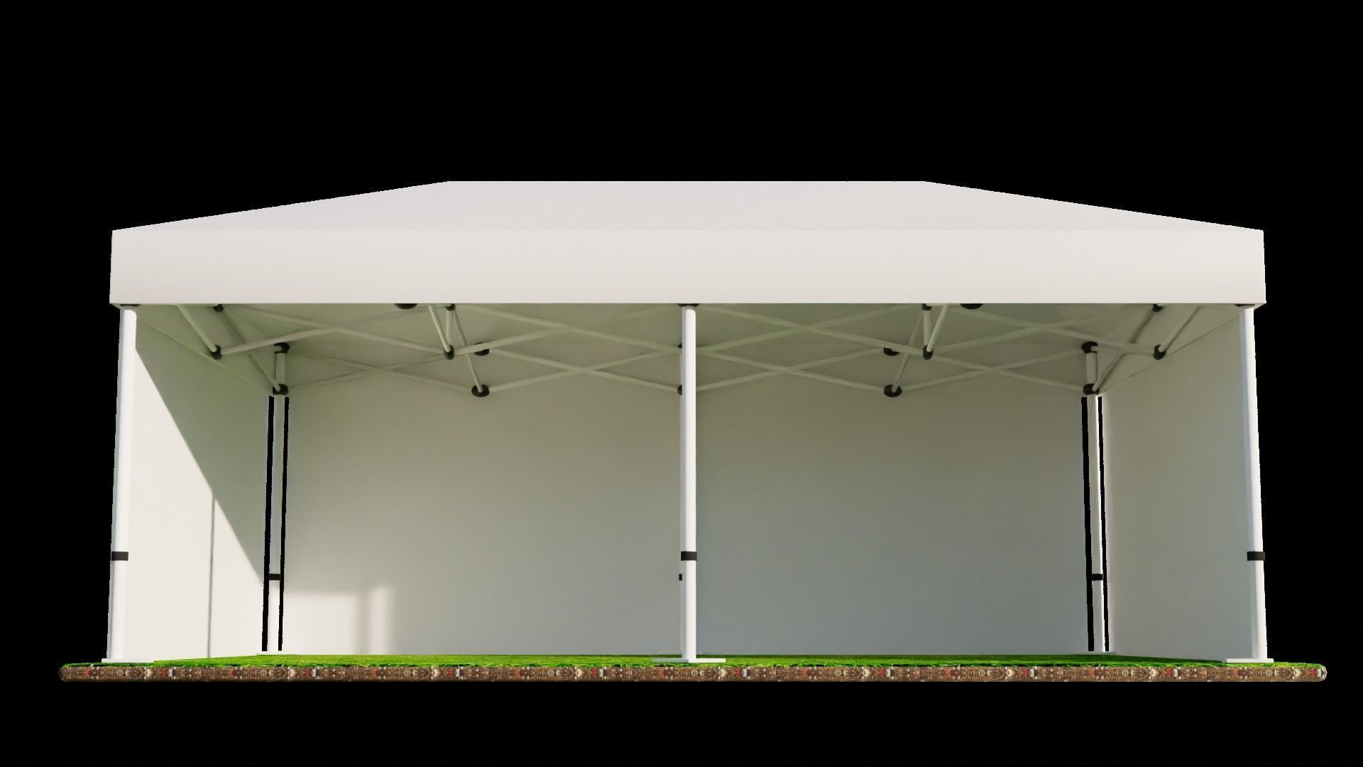 prefabricated tent 3D model_4