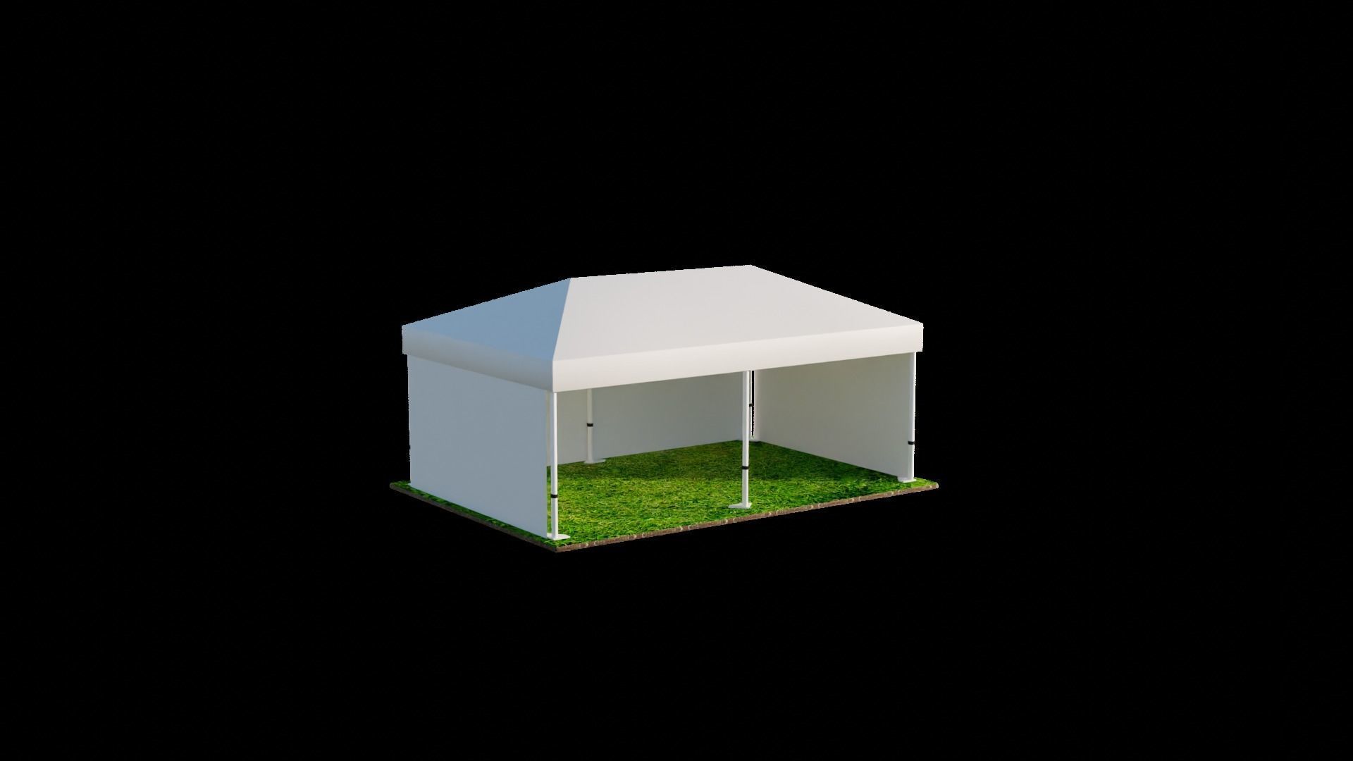 prefabricated tent 3D model_3