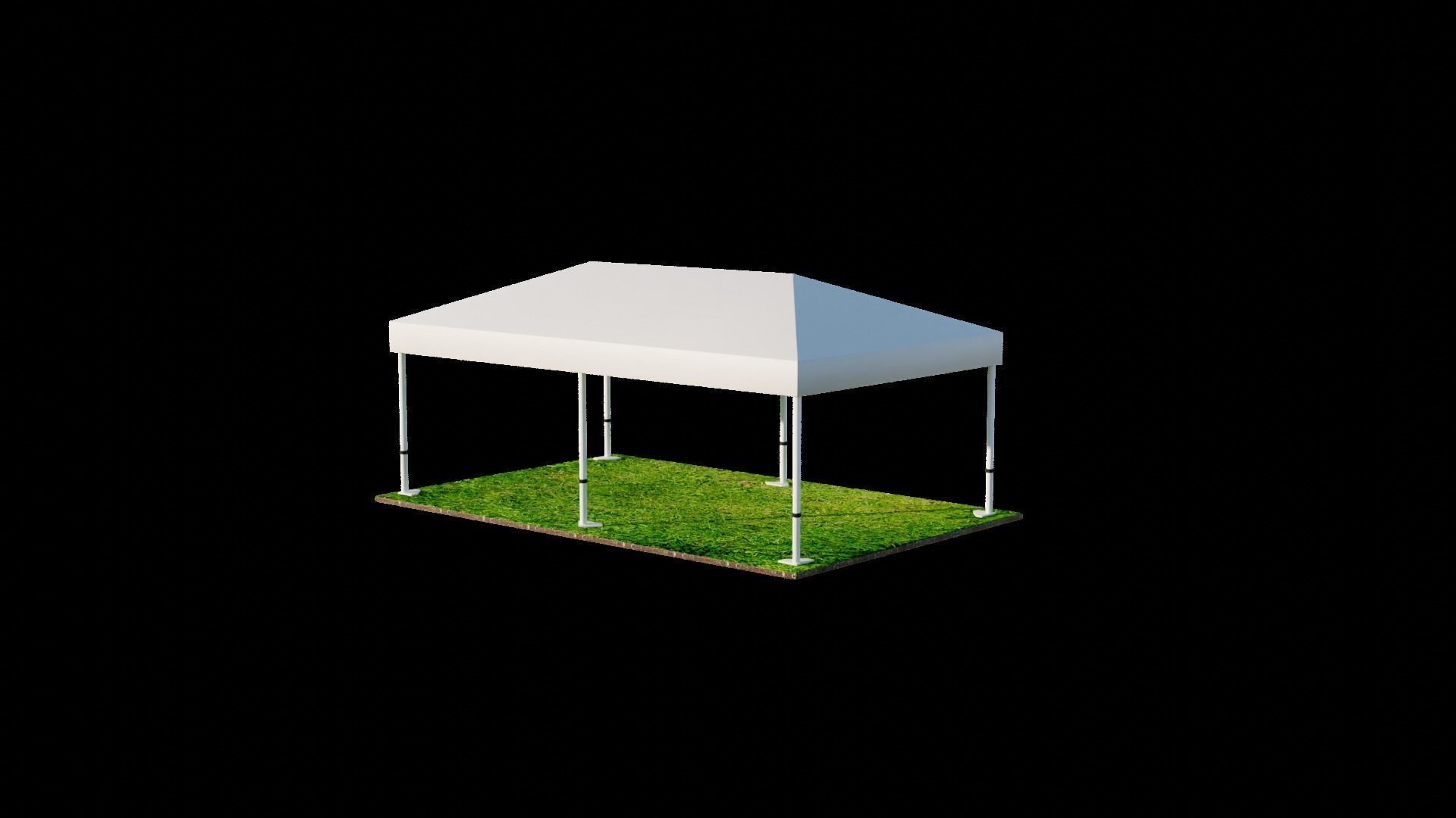prefabricated tent 3D model_2