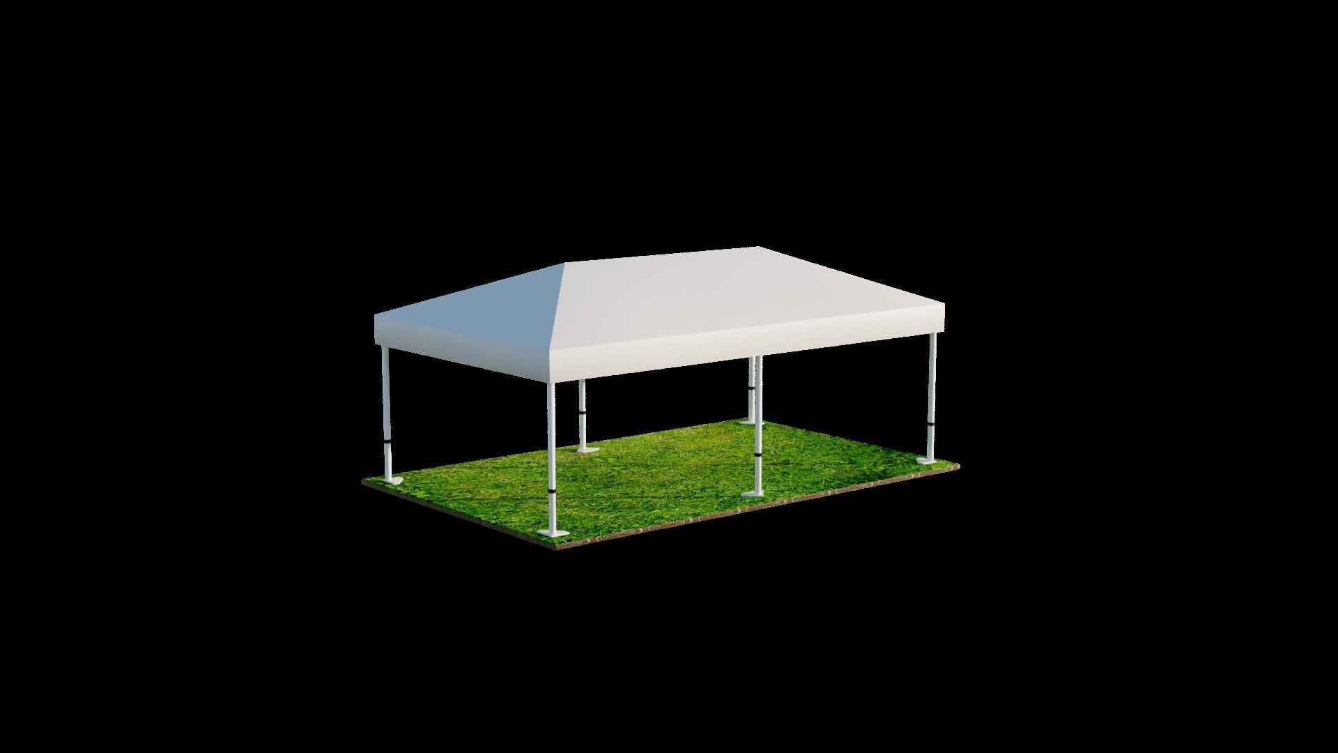 prefabricated tent 3D model_1