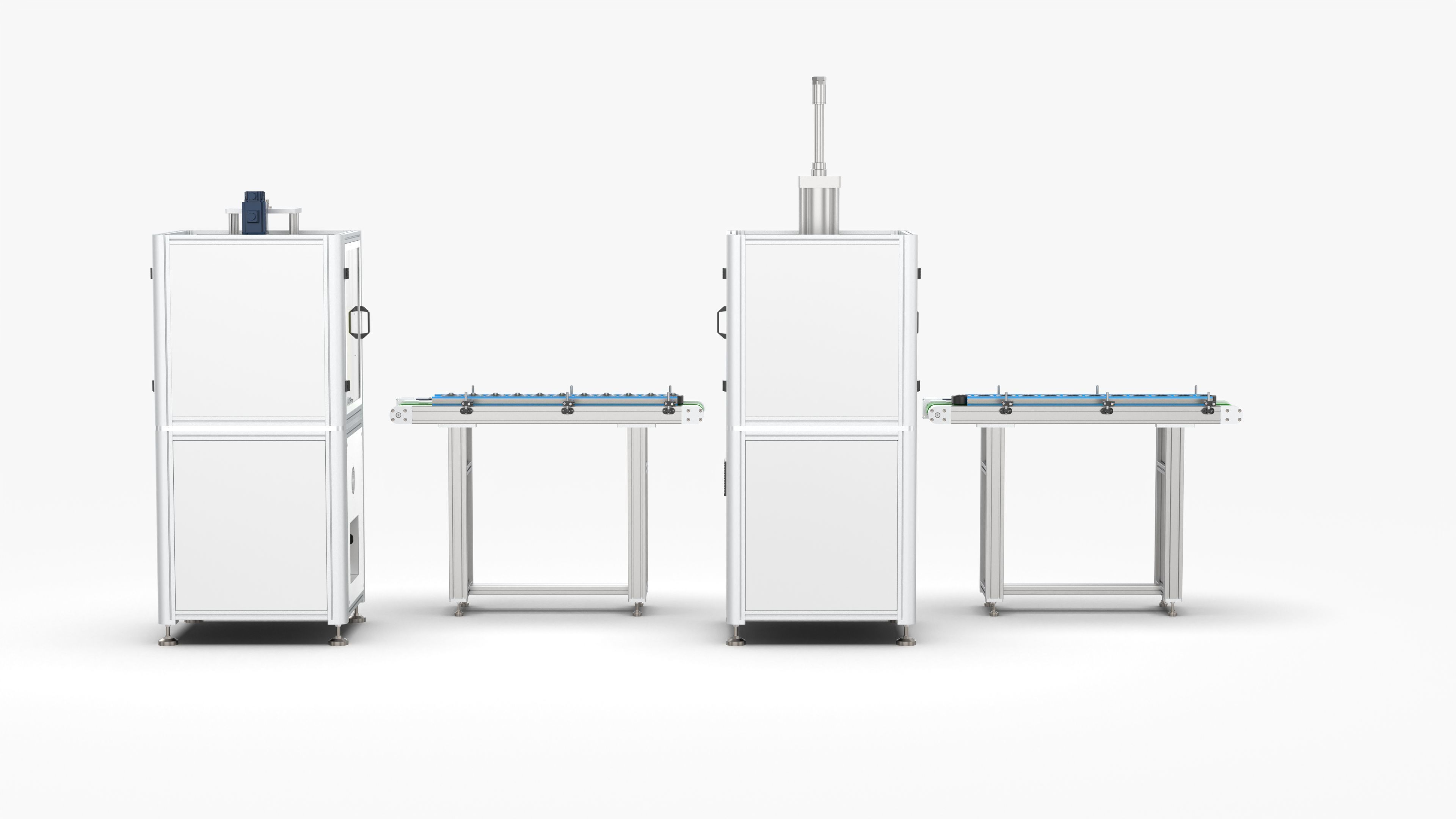 Automatic Plastic Packaging Motor Press Fitting Line 3D model_7