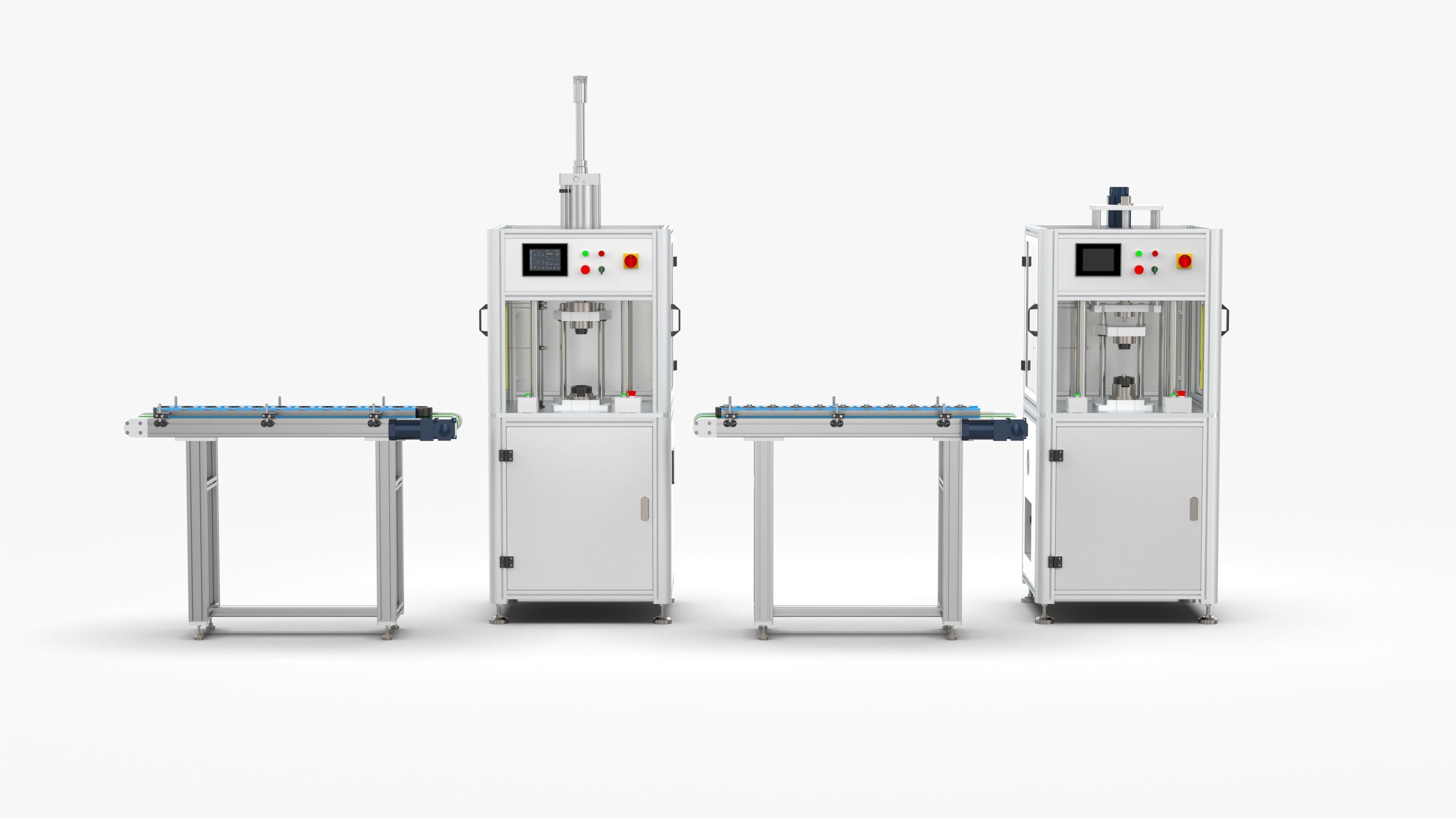 Automatic Plastic Packaging Motor Press Fitting Line 3D model_5