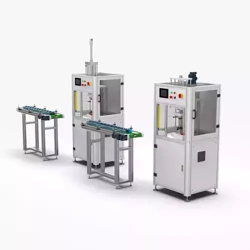 Automatic Plastic Packaging Motor Press Fitting Line