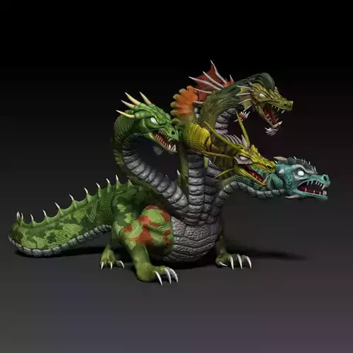 Heroes 3 Chaos Hydra model for 3D printing