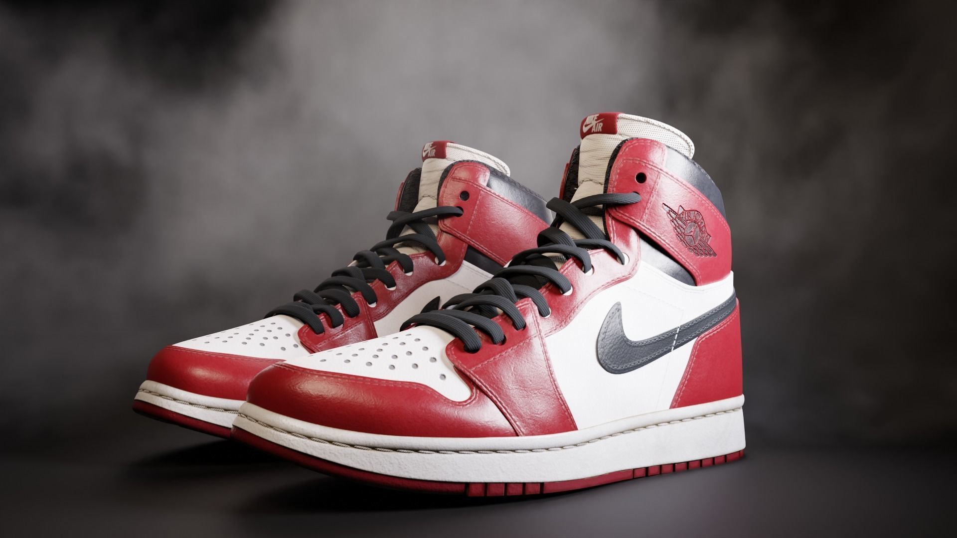 Air Jordan 1 Retro Chicago 3D model | CGTrader