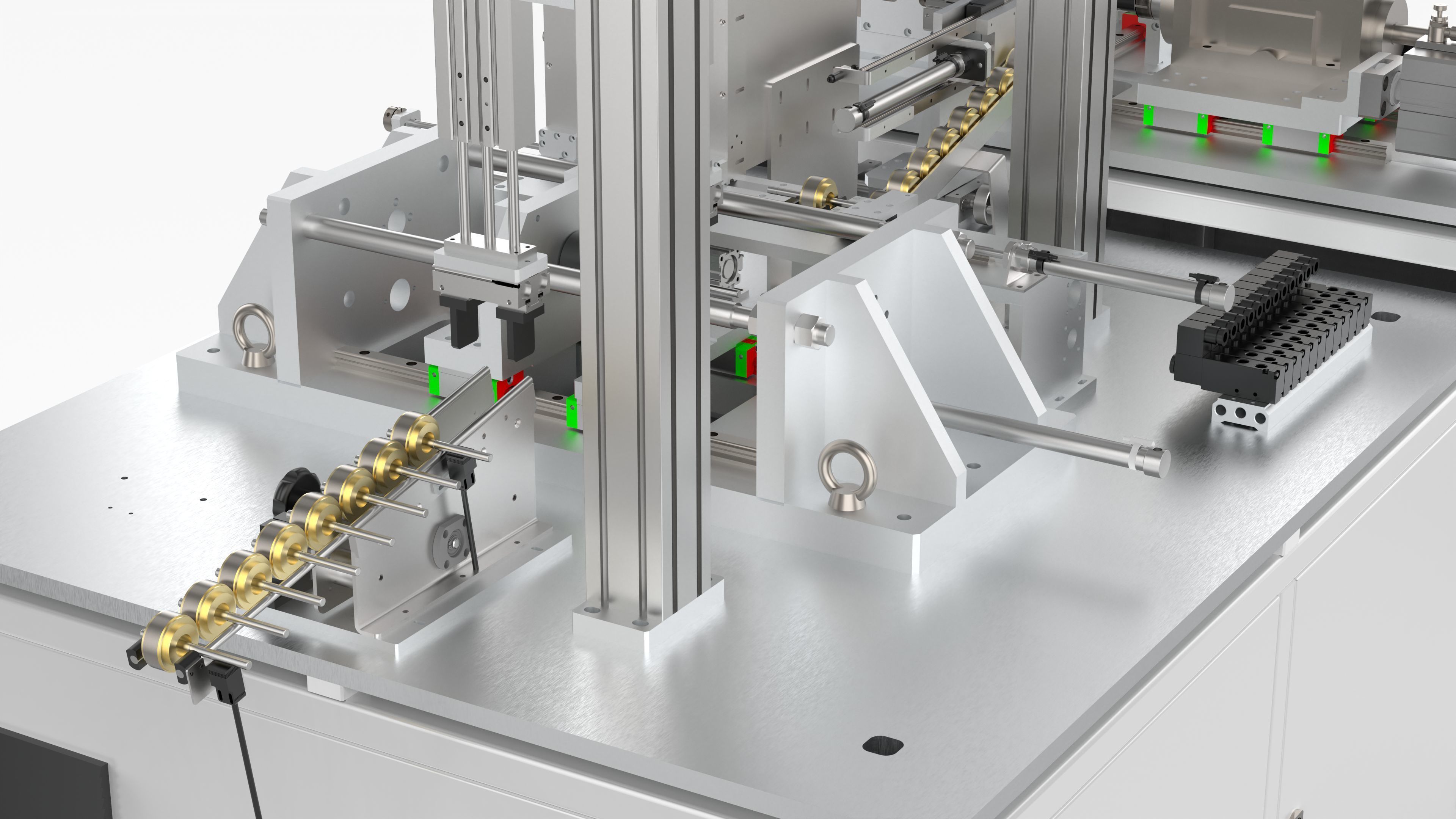 Automatic Micro Motor Rotor Assembly Machine 3D model_11