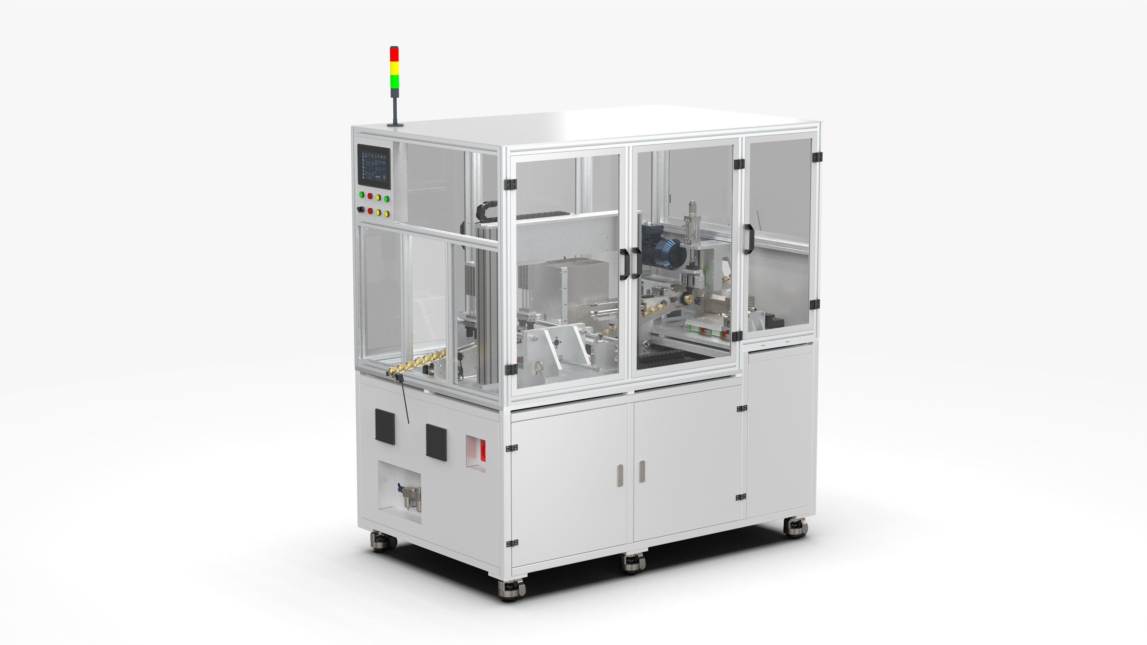 Automatic Micro Motor Rotor Assembly Machine 3D model_4