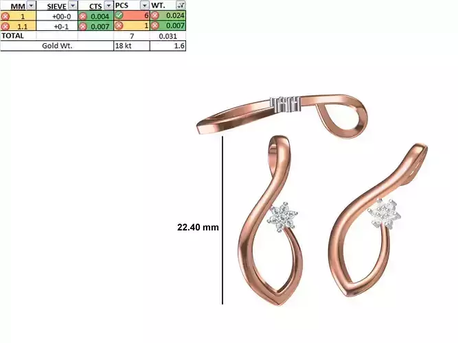 Light Weight Pendant STL OBJ FBX JCD Details