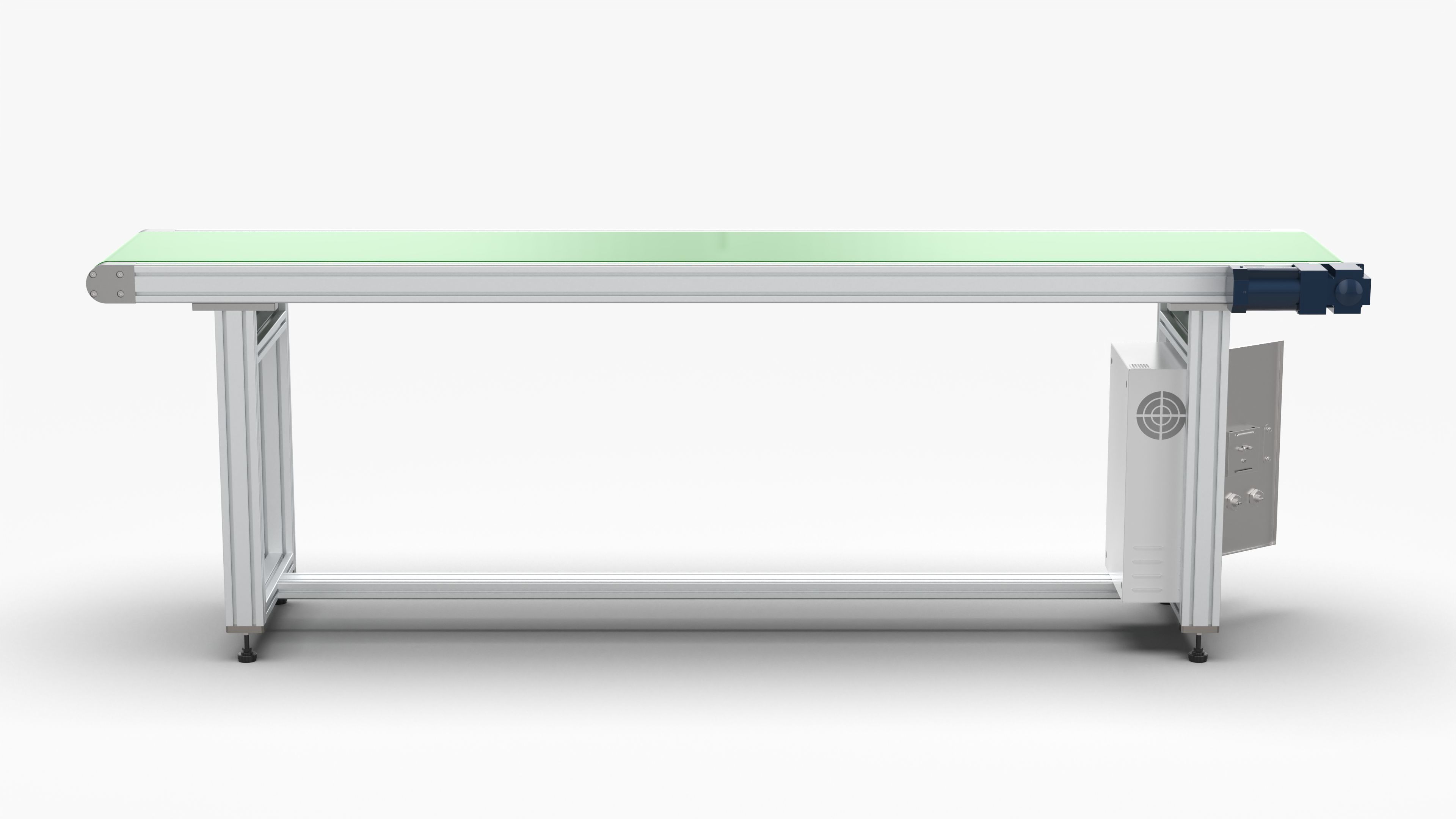 Conveyor Belt Assembly Line Free 3D model_7