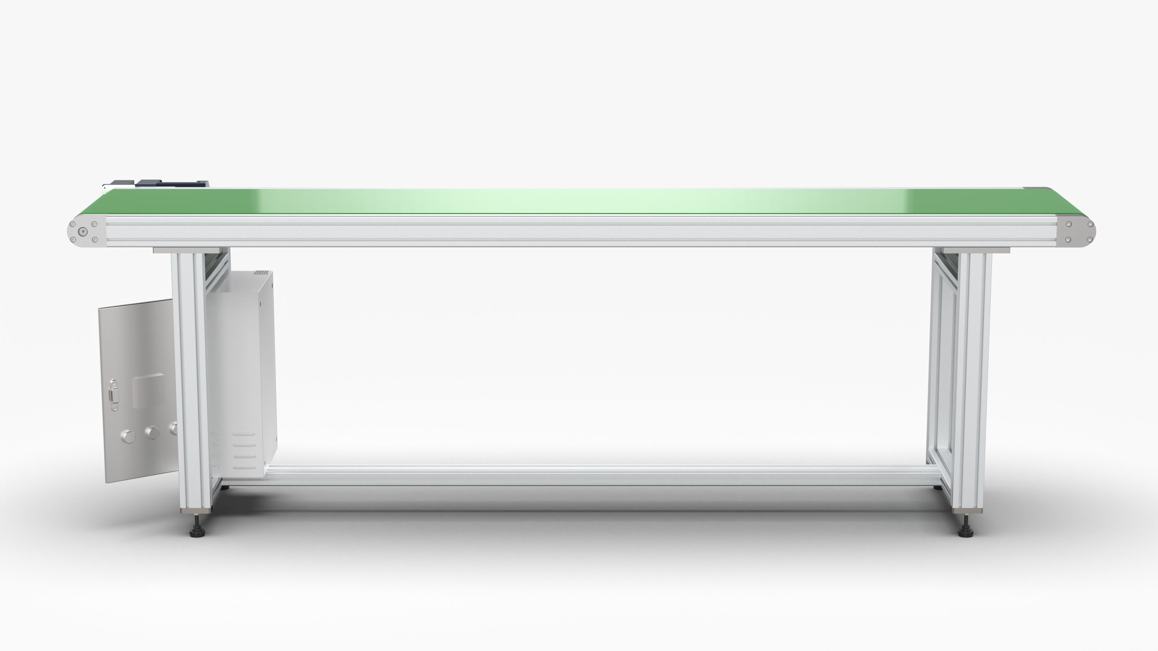 Conveyor Belt Assembly Line Free 3D model_6