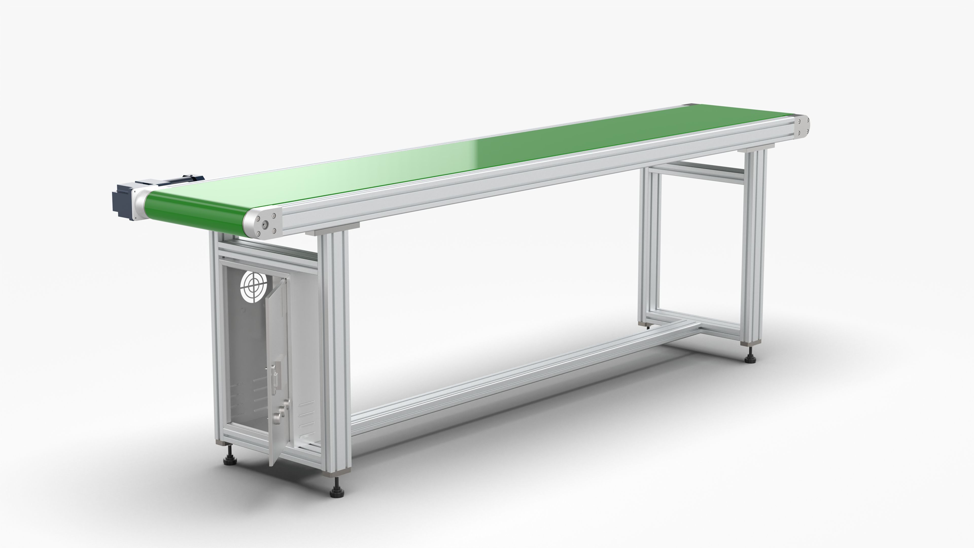 Conveyor Belt Assembly Line Free 3D model_3