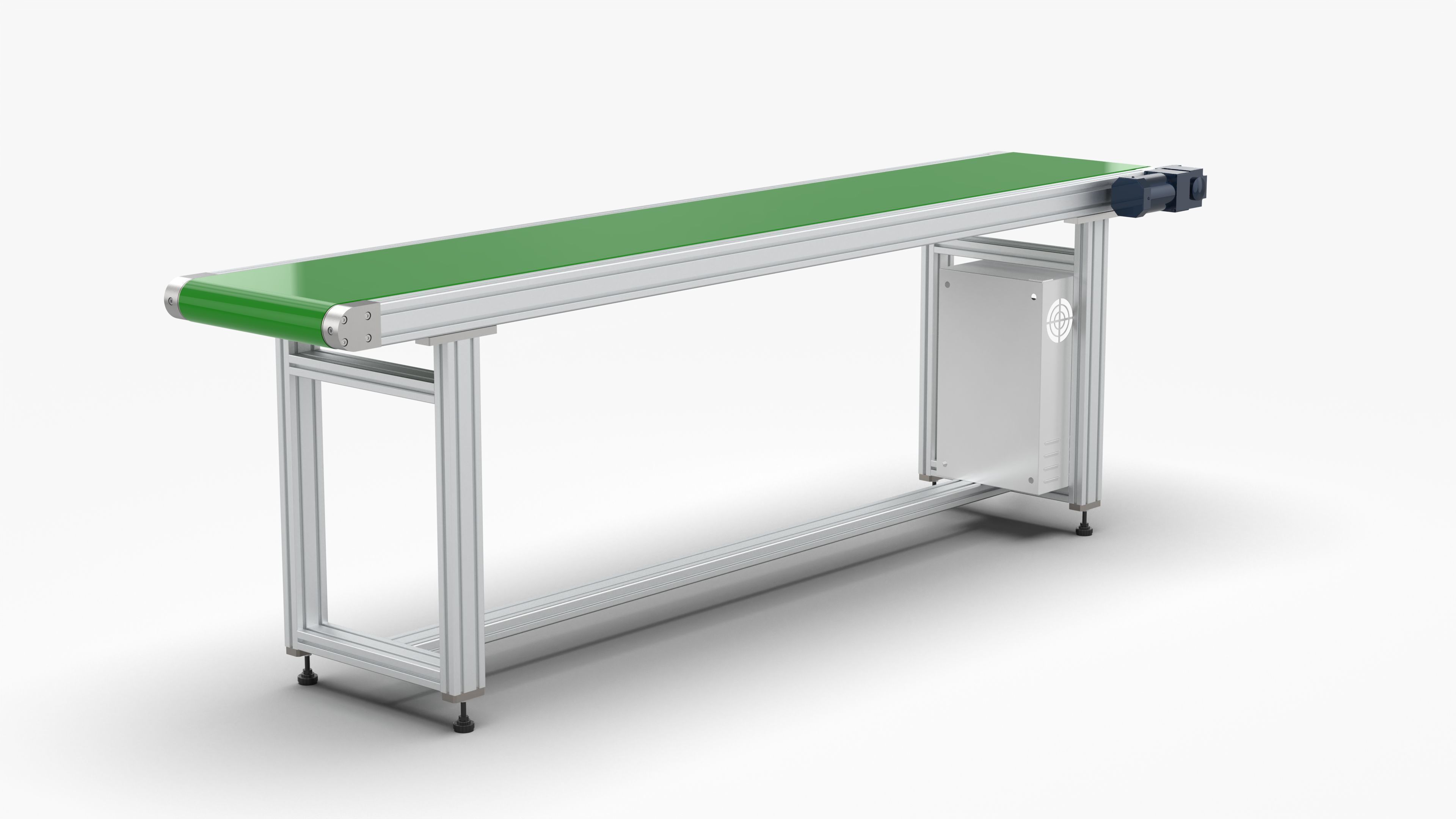 Conveyor Belt Assembly Line Free 3D model_2