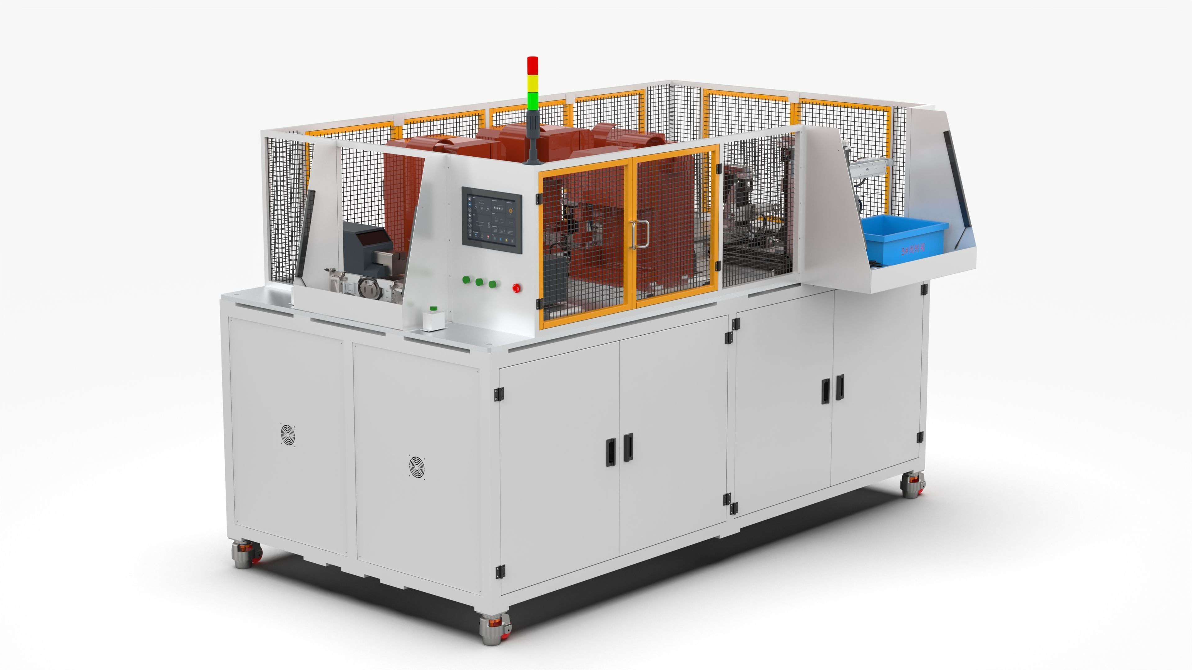 Automatic Wire Secondary Processing Equipment 3D model_1