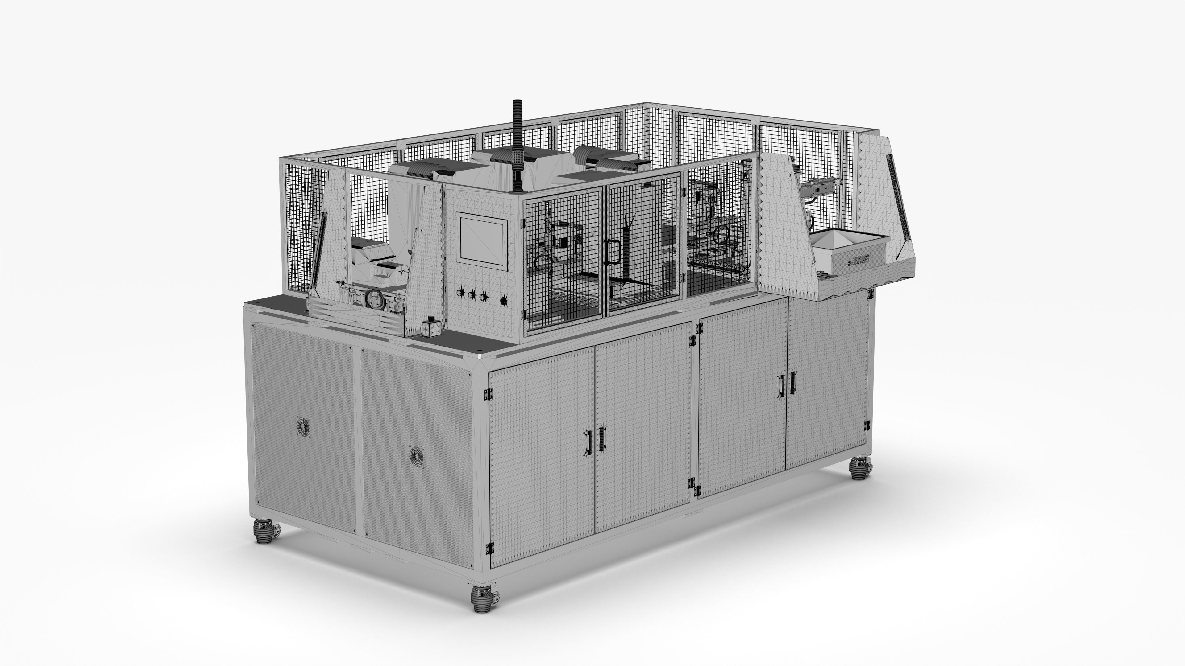 Automatic Wire Secondary Processing Equipment 3D model_21