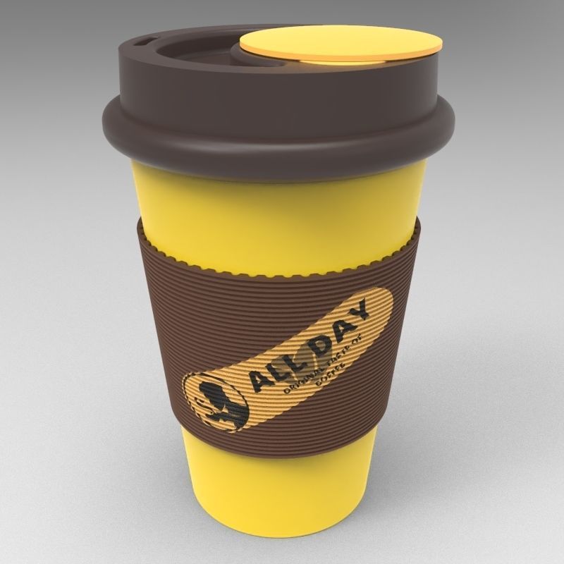 Tumbler with extra charge 3D print model_6