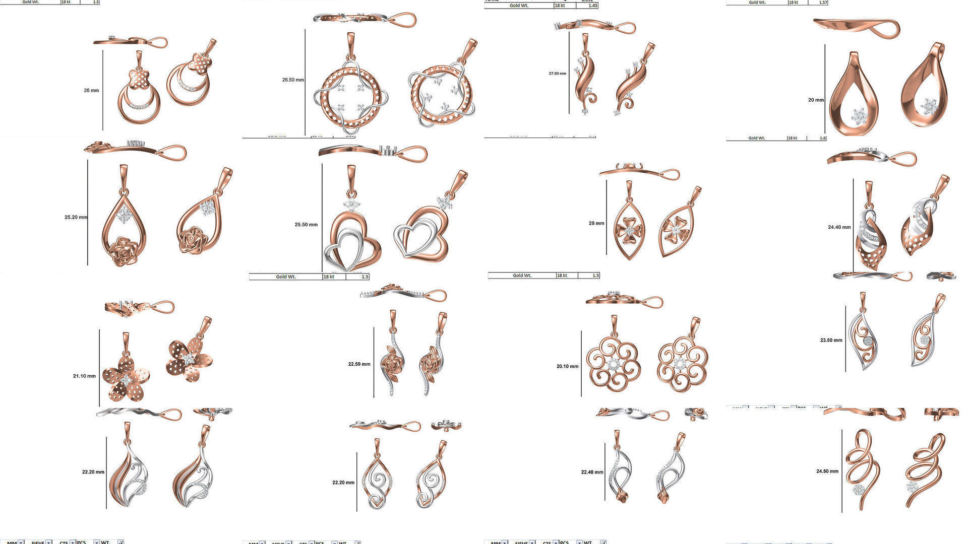 141 Light Weight Pendant STL OBJ FBX JCD Details Collection _1