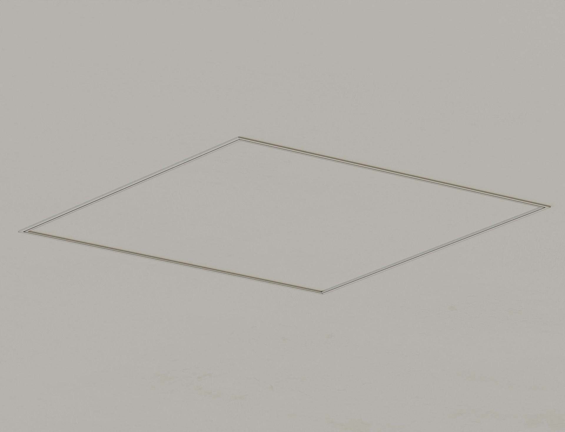 Low Poly Ceiling Access Hole Speaker Camera Fire Alarm Sprinkler Low-poly 3D model_3