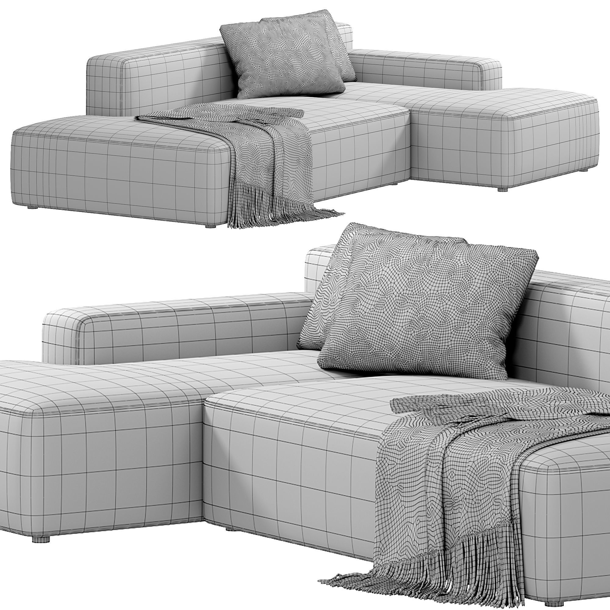 Globe soft Sofa by cosmorelax 3D model_3