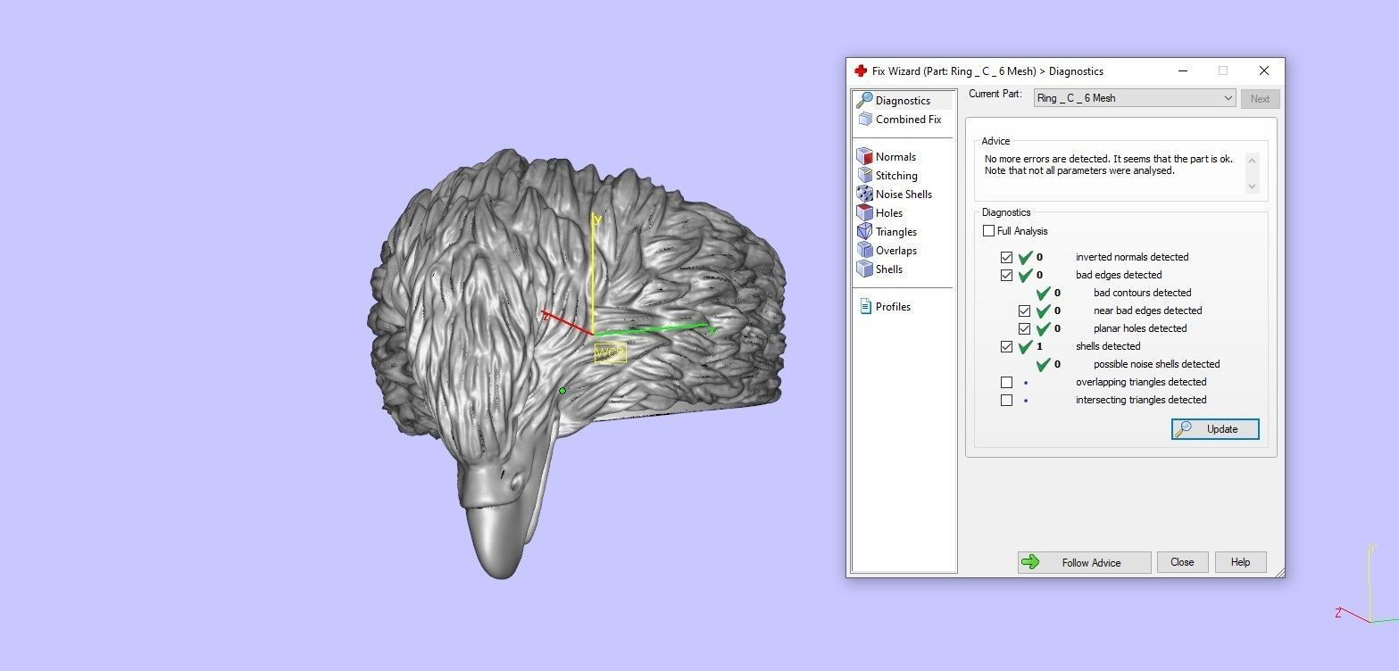 Eagle Ring 3D print model_27