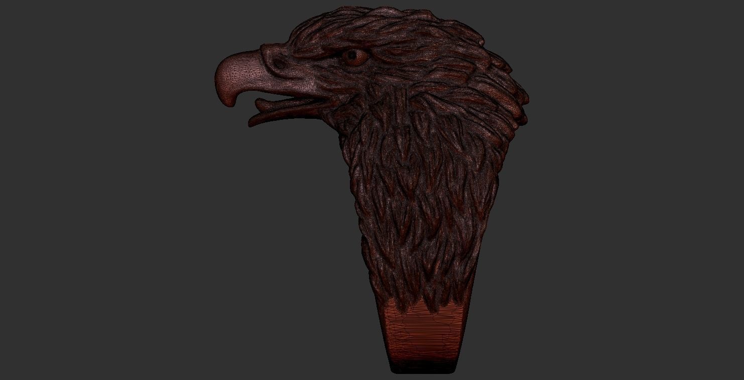 Eagle Ring 3D print model_32