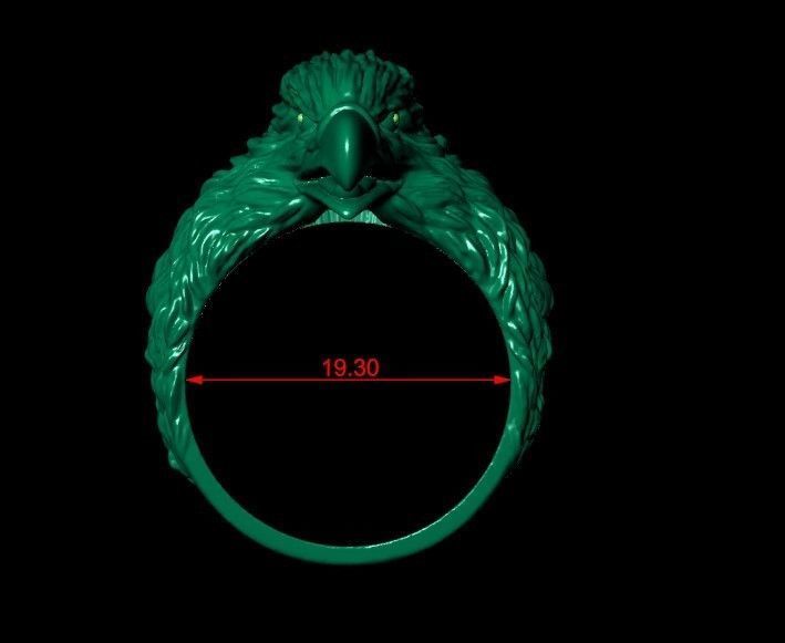 Eagle Ring 3D print model_18