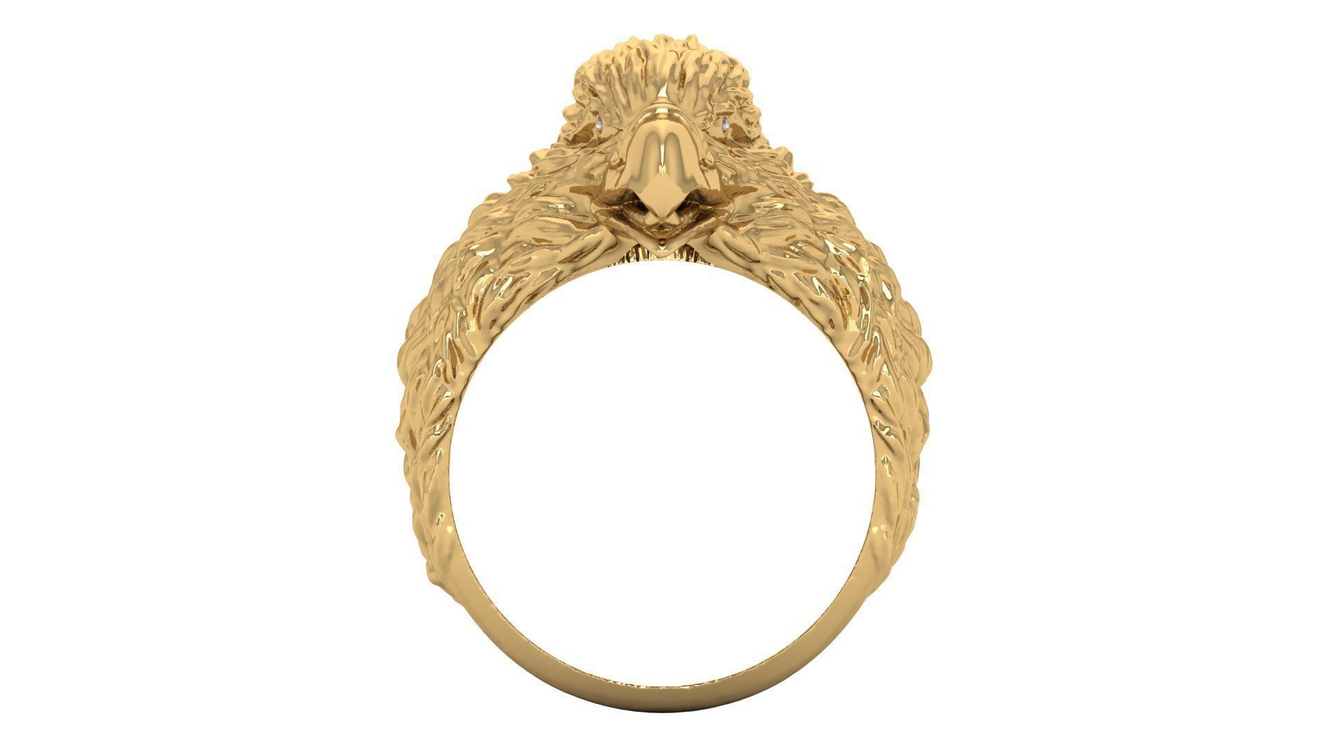 Eagle Ring 3D print model_13