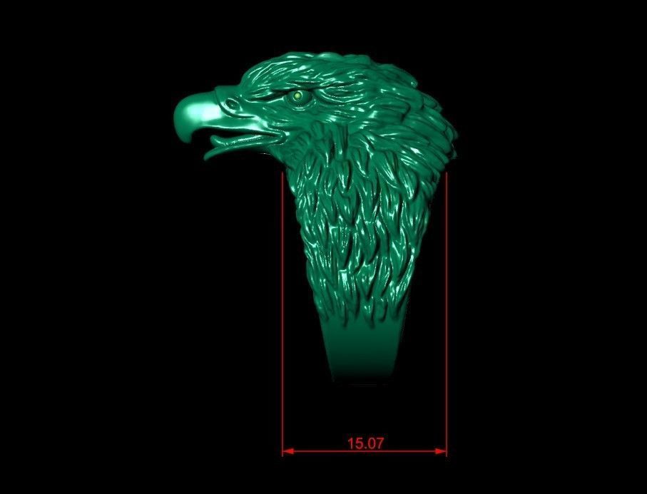 Eagle Ring 3D print model_20