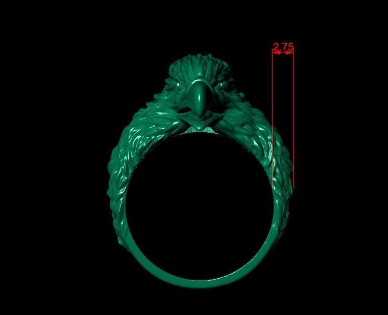 Eagle Ring 3D print model_25