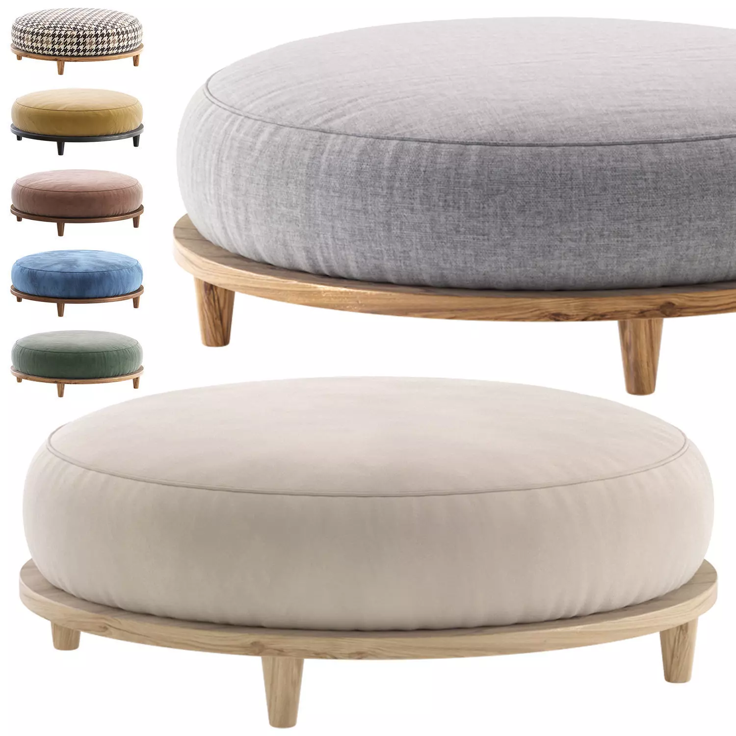Pouffe Scandi 4 by inmyroom ru 3D model
