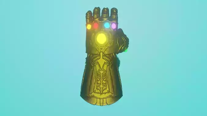 Thanos Infinity Gauntlet Marvel 3D model