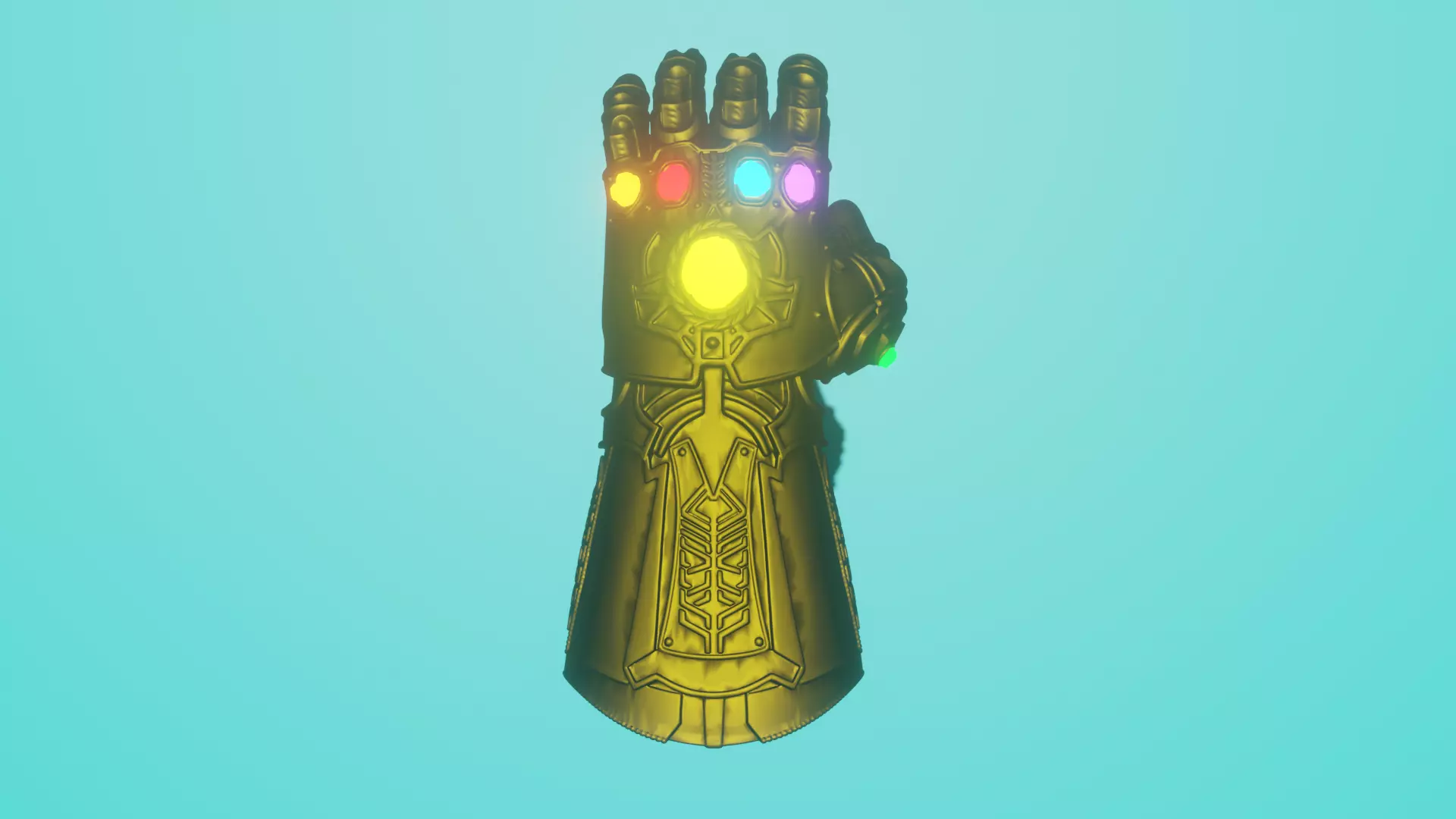 Thanos Infinity Gauntlet Marvel 3D model 3D model