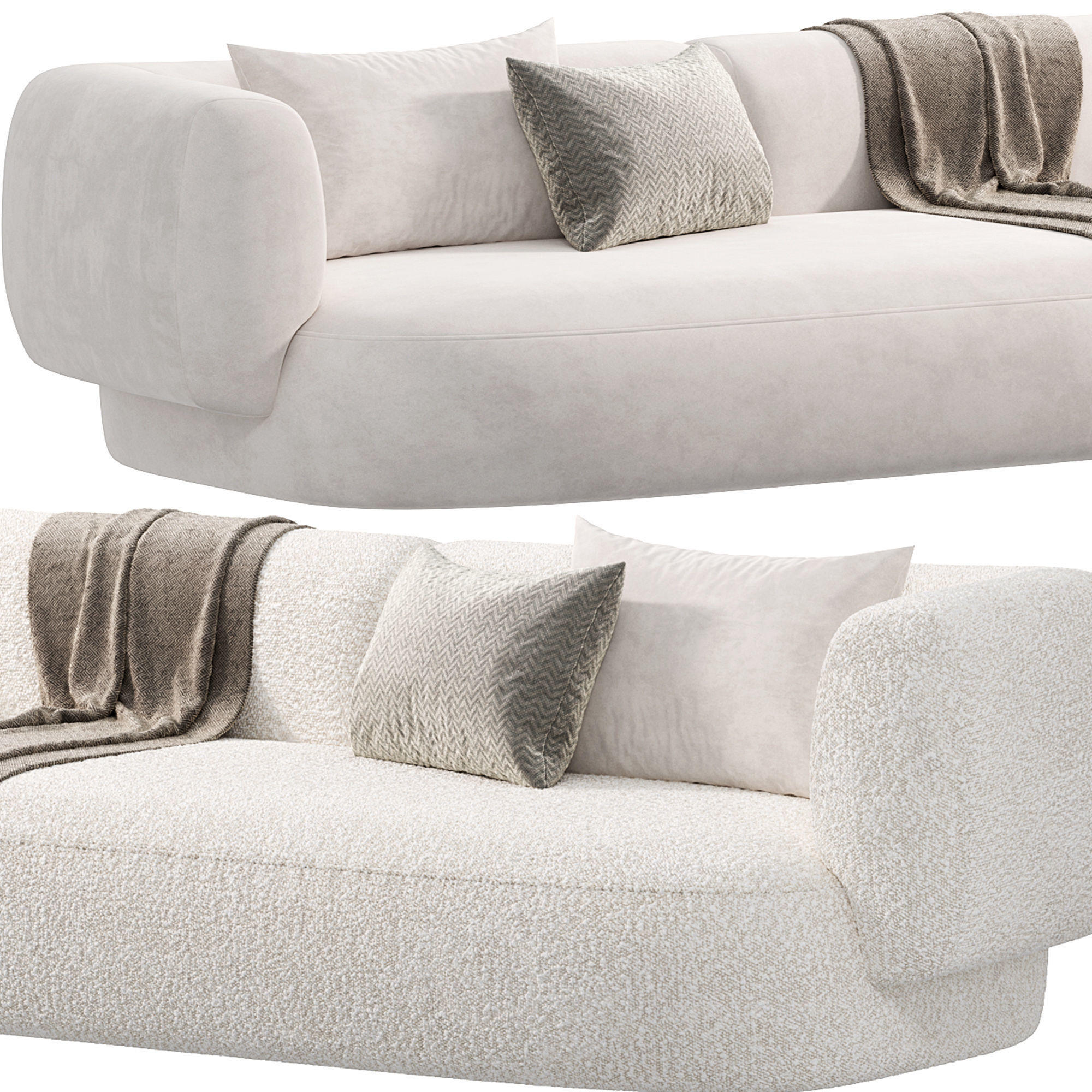 Hug Sofa by Collectorgroup 3D model_2