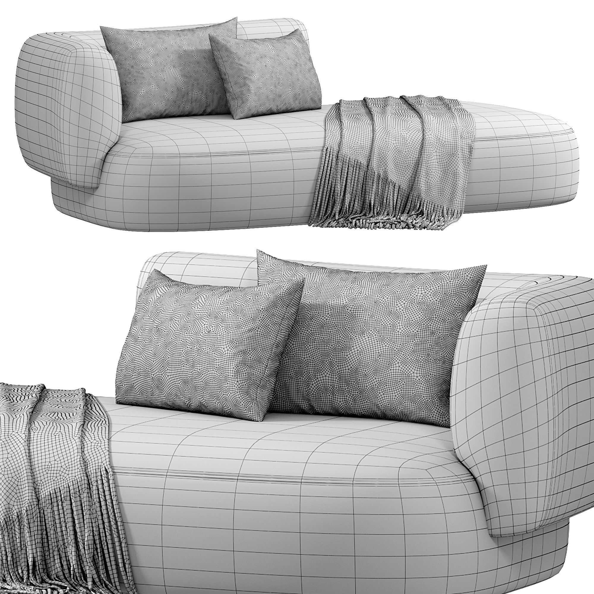 Hug Sofa by Collectorgroup 2 3D model_2