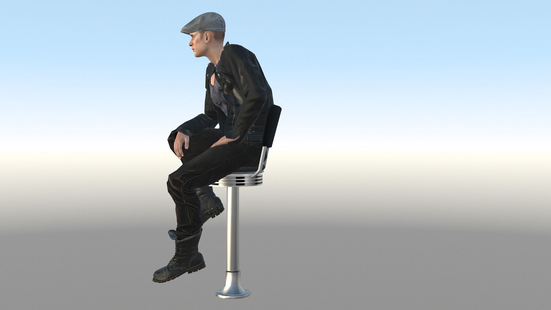 Chris Roald Low-poly 3D model_4