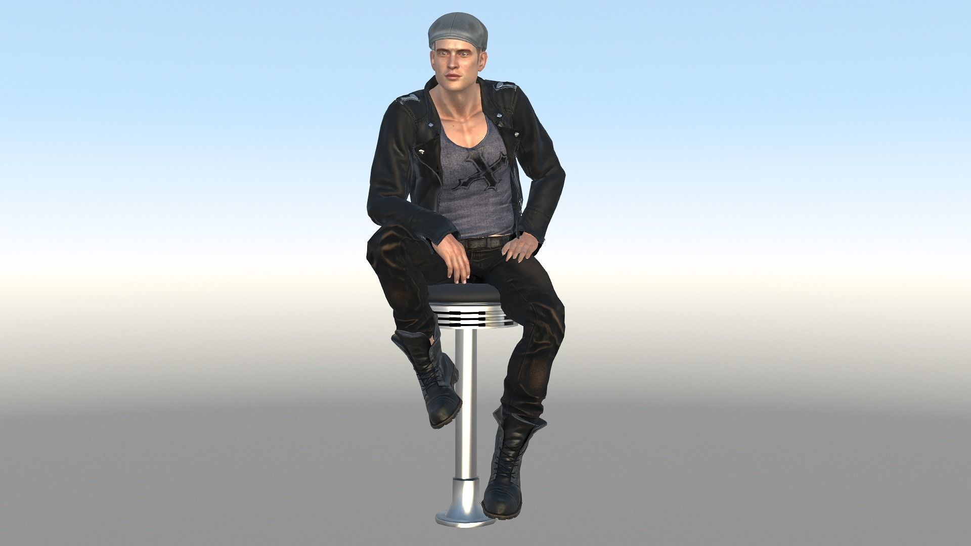 Chris Roald Low-poly 3D model_1