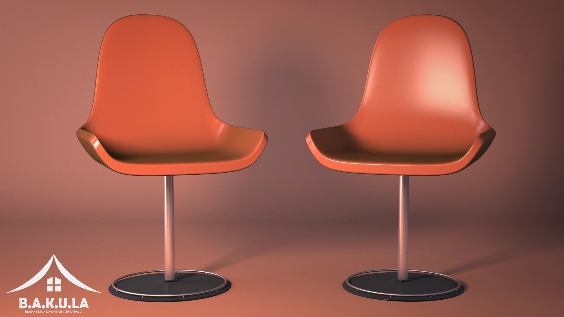Minimalist Chair  3D model_4