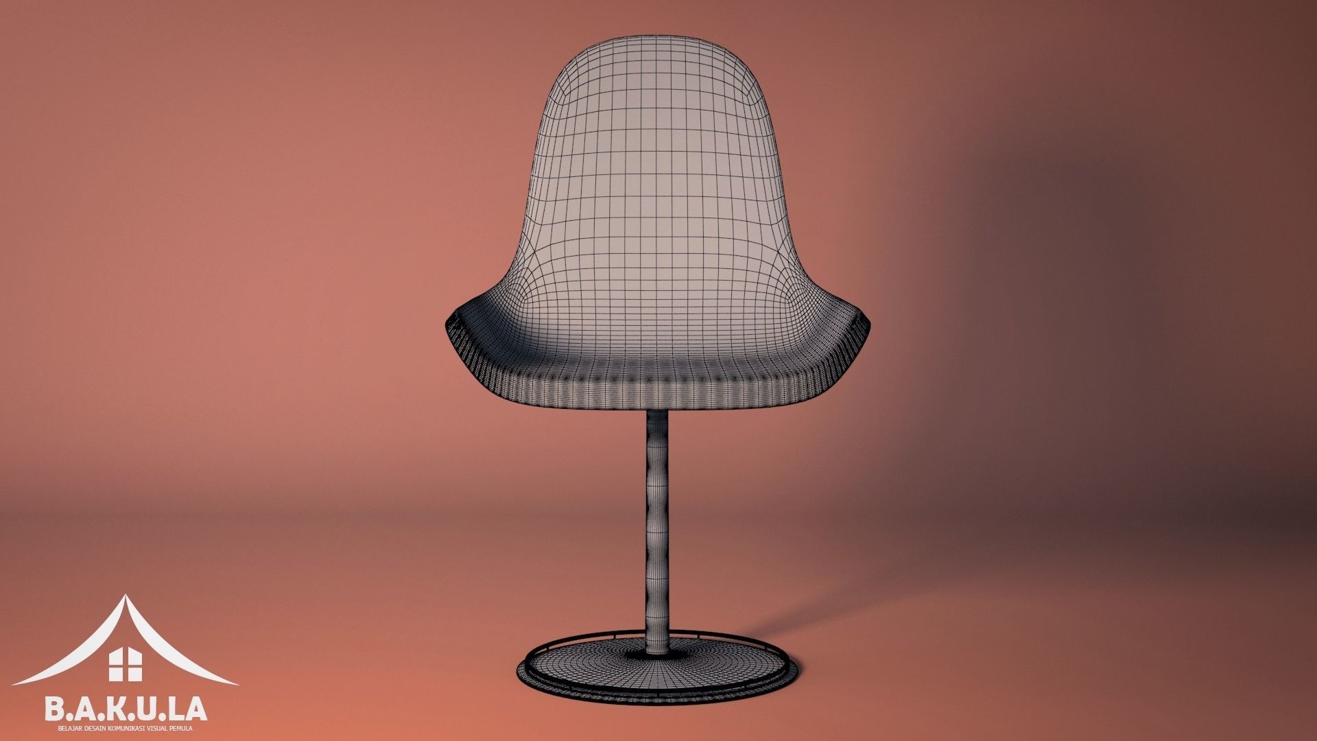Minimalist Chair  3D model_2