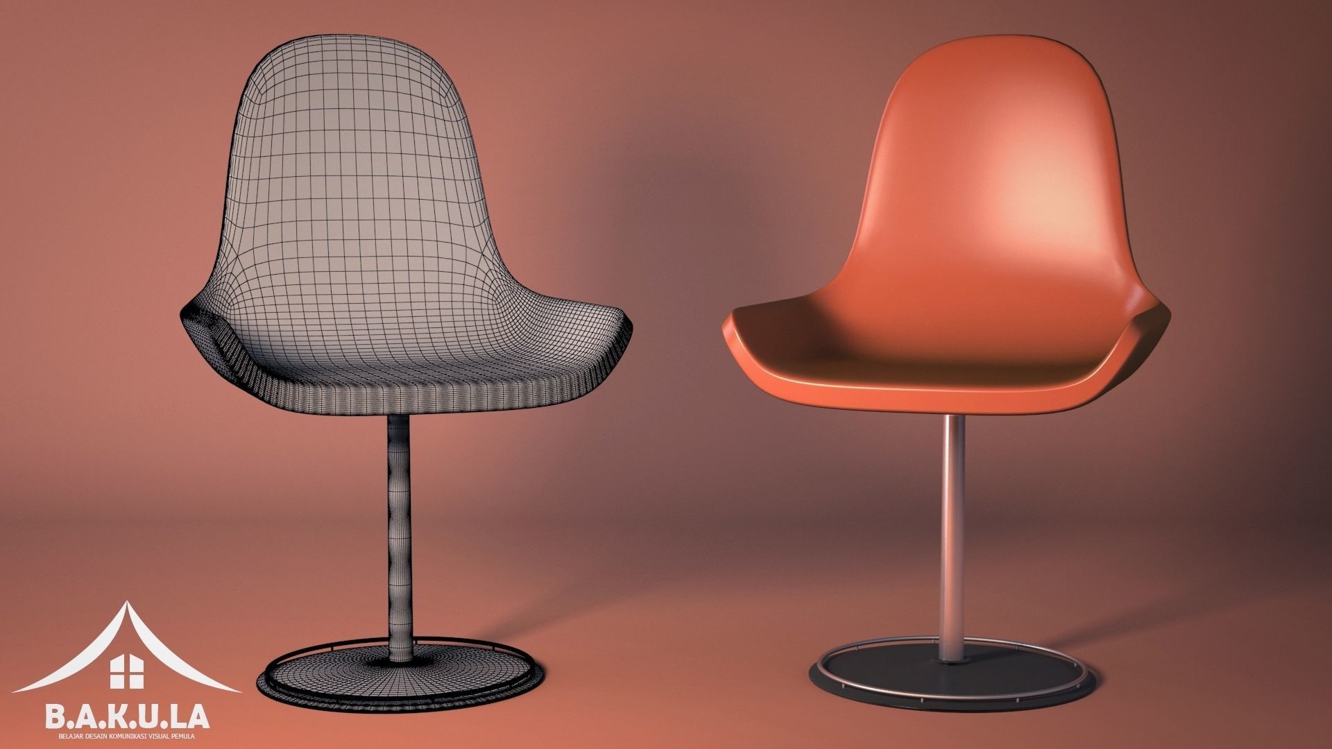 Minimalist Chair  3D model_5