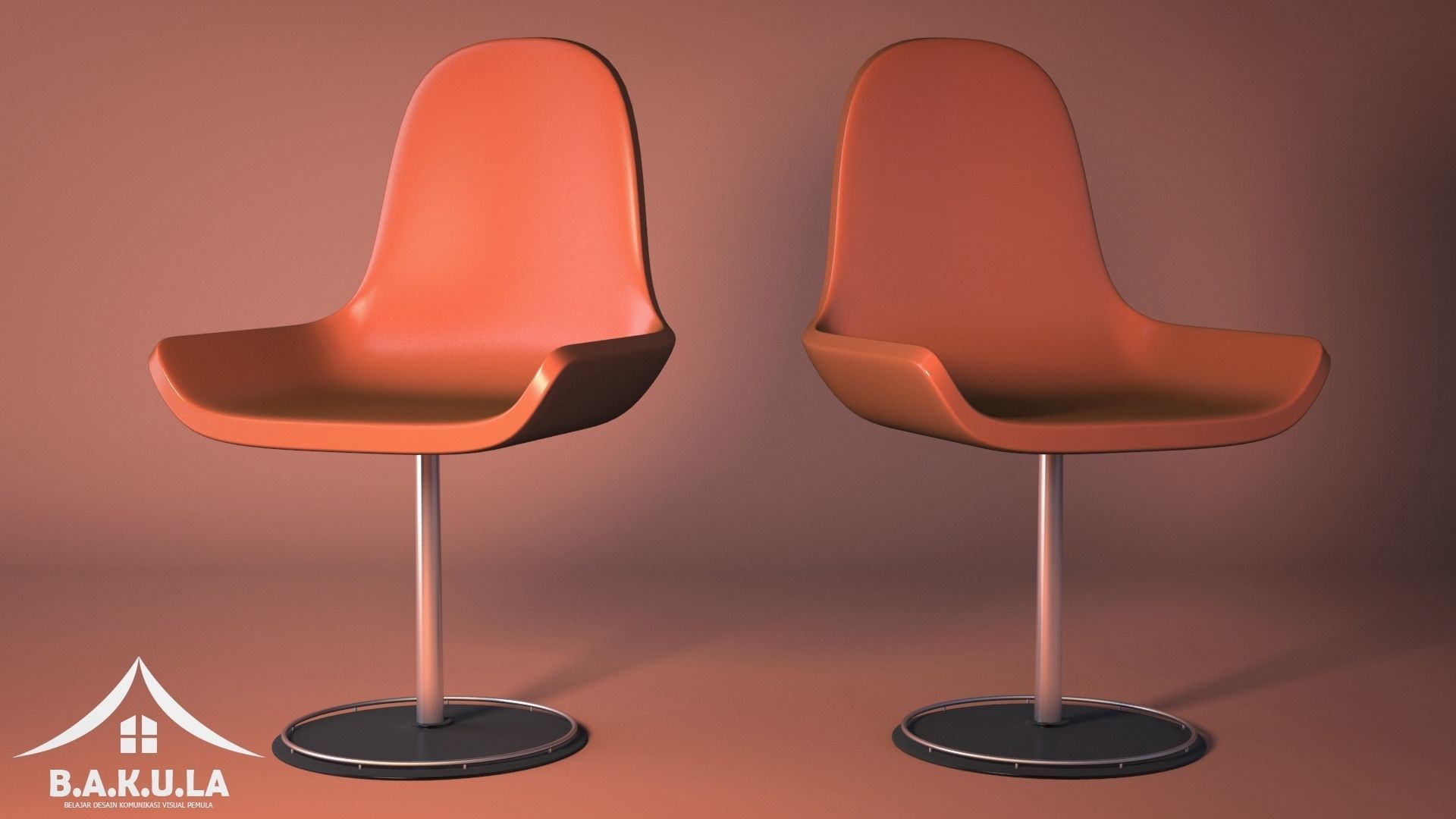Minimalist Chair  3D model_3